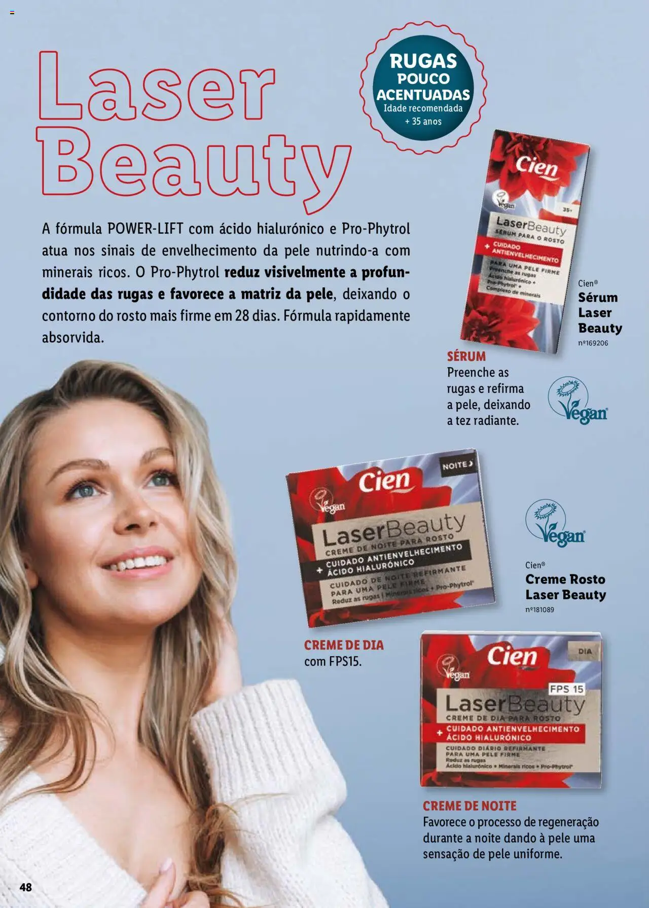 Lidl Cien - Beleza Inteligente │ válido de 26.02.2024 | Página: 48 | Produtos: Sérum, Creme
