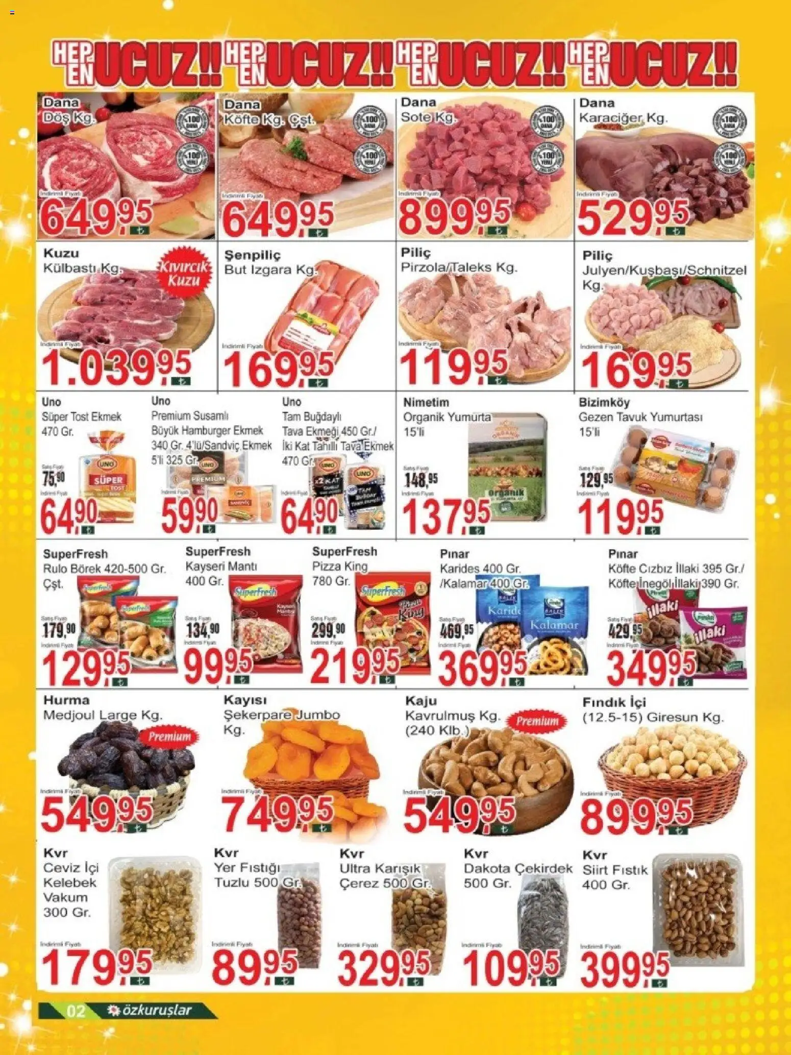Özkuruşlar Katalog - 22.11.2025 tarihinden itibaren geçerlidir | Sayfa: 2