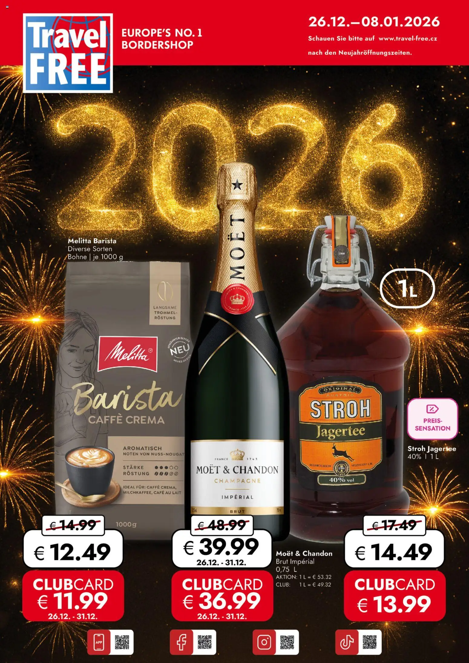 Travel Free  Aktionsangebote – gültig ab 26.12.2025 | Seite: 1 | Produkte: Melitta