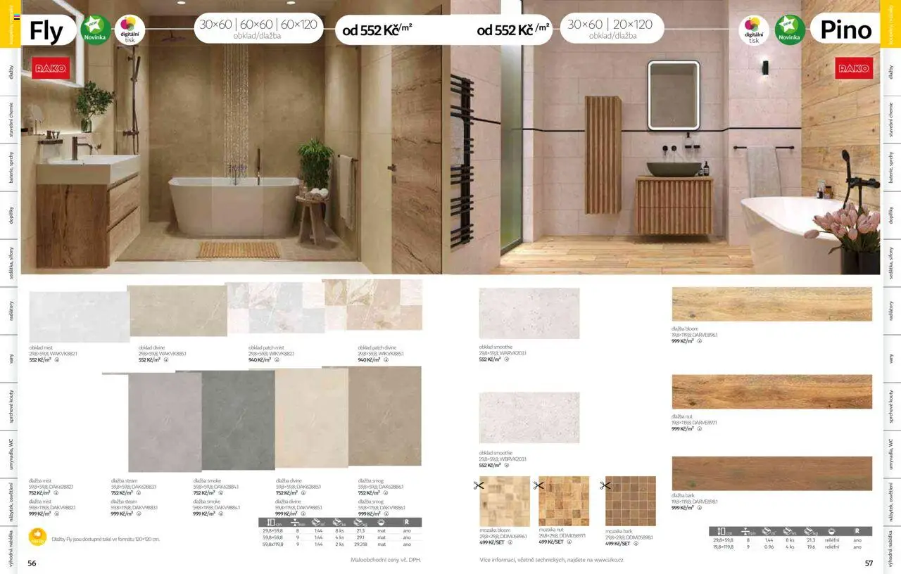 Siko koupelny katalog Koupelny 2025/2026 od 14.10.2025 | Strana: 29 | Produkty: Dlažba, Smoothie, Wc