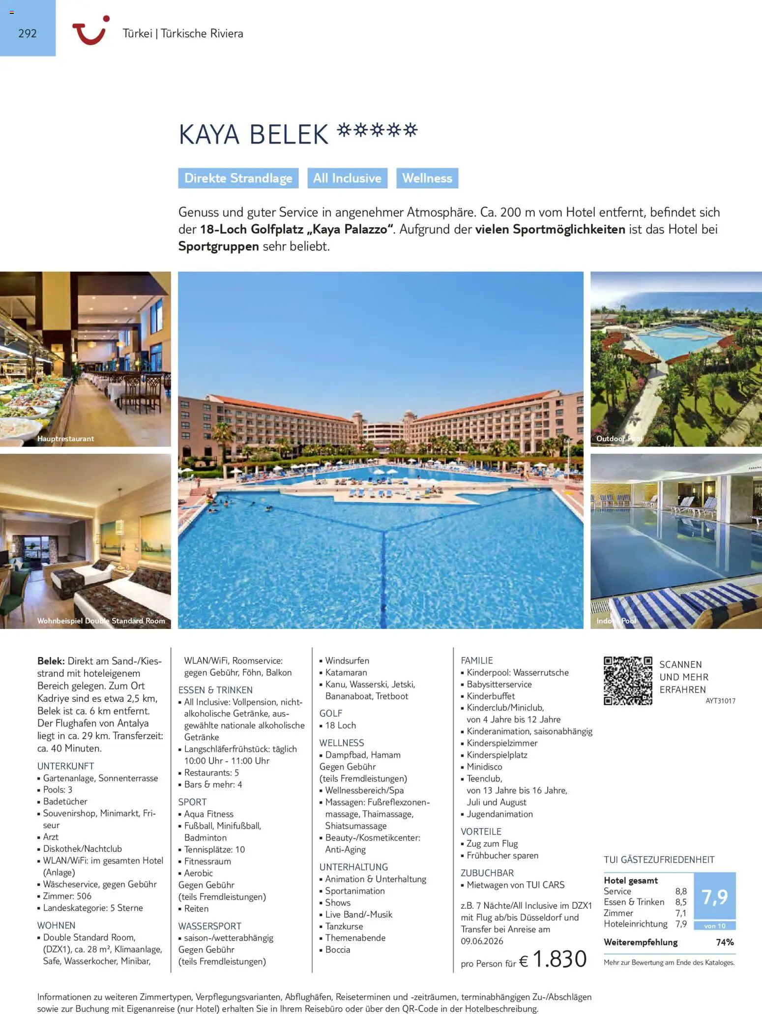 Aida  Südeuropa & Nordafrika 2026/27 – gültig ab 01.01.2026 | Seite: 292 | Produkte: Uhr