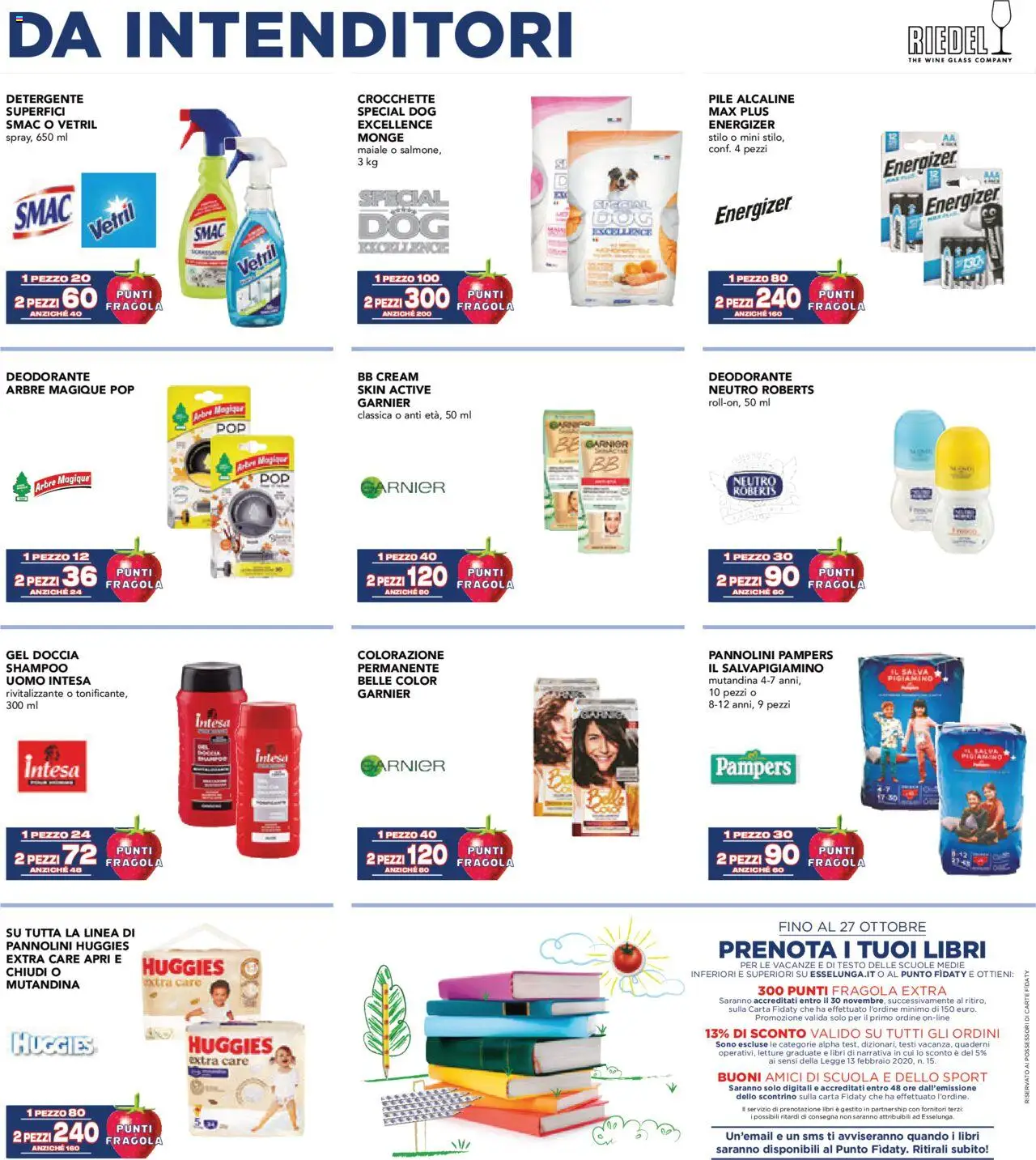 Volantino Esselunga S del 08.09.2025 | Pagina: 11 | Prodotti: Shampoo, Pannolini, Deodorante, BB cream