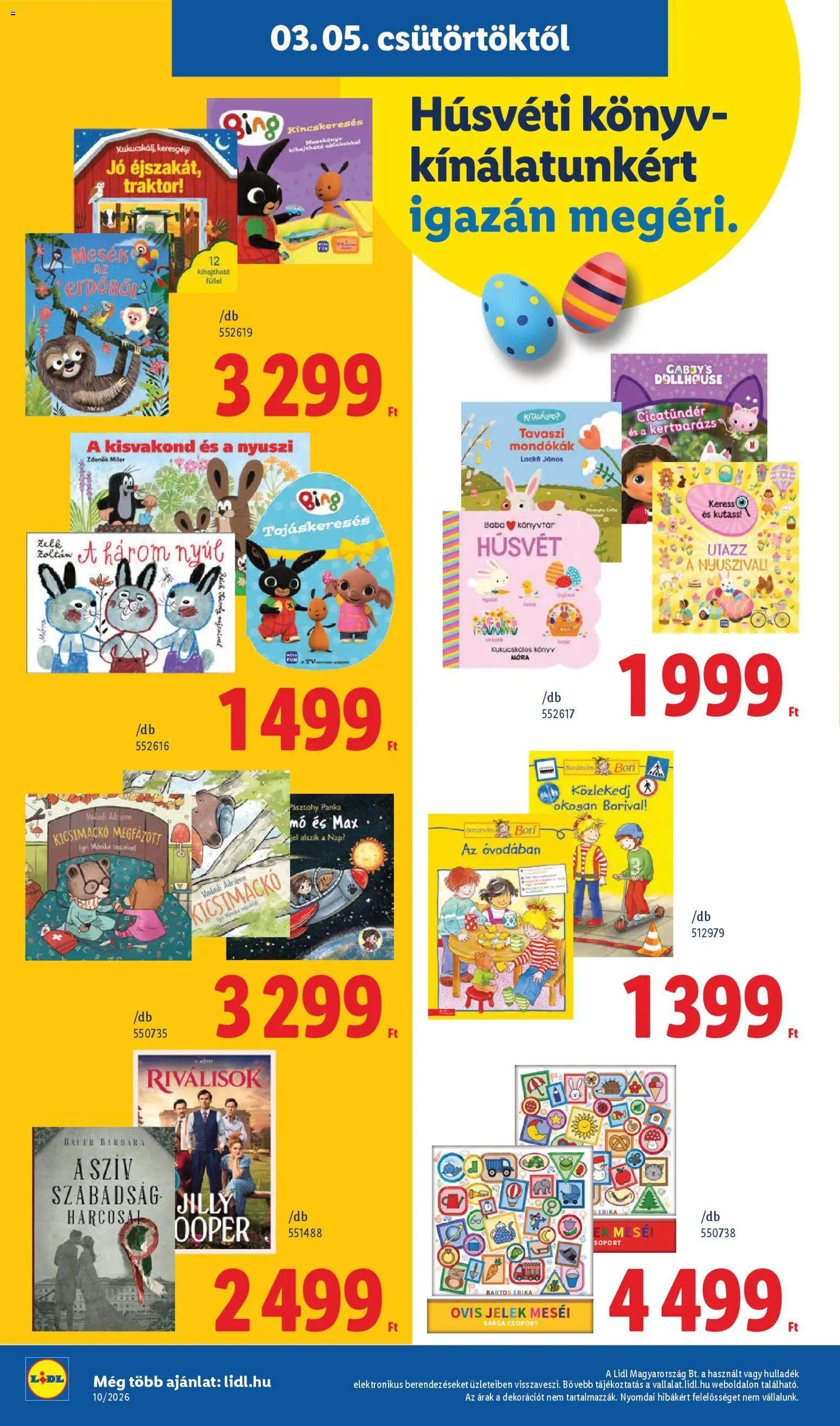 Lidl akciós ujság - amely érvényes a következő dátumtól: 05.03.2026 | Oldal: 30