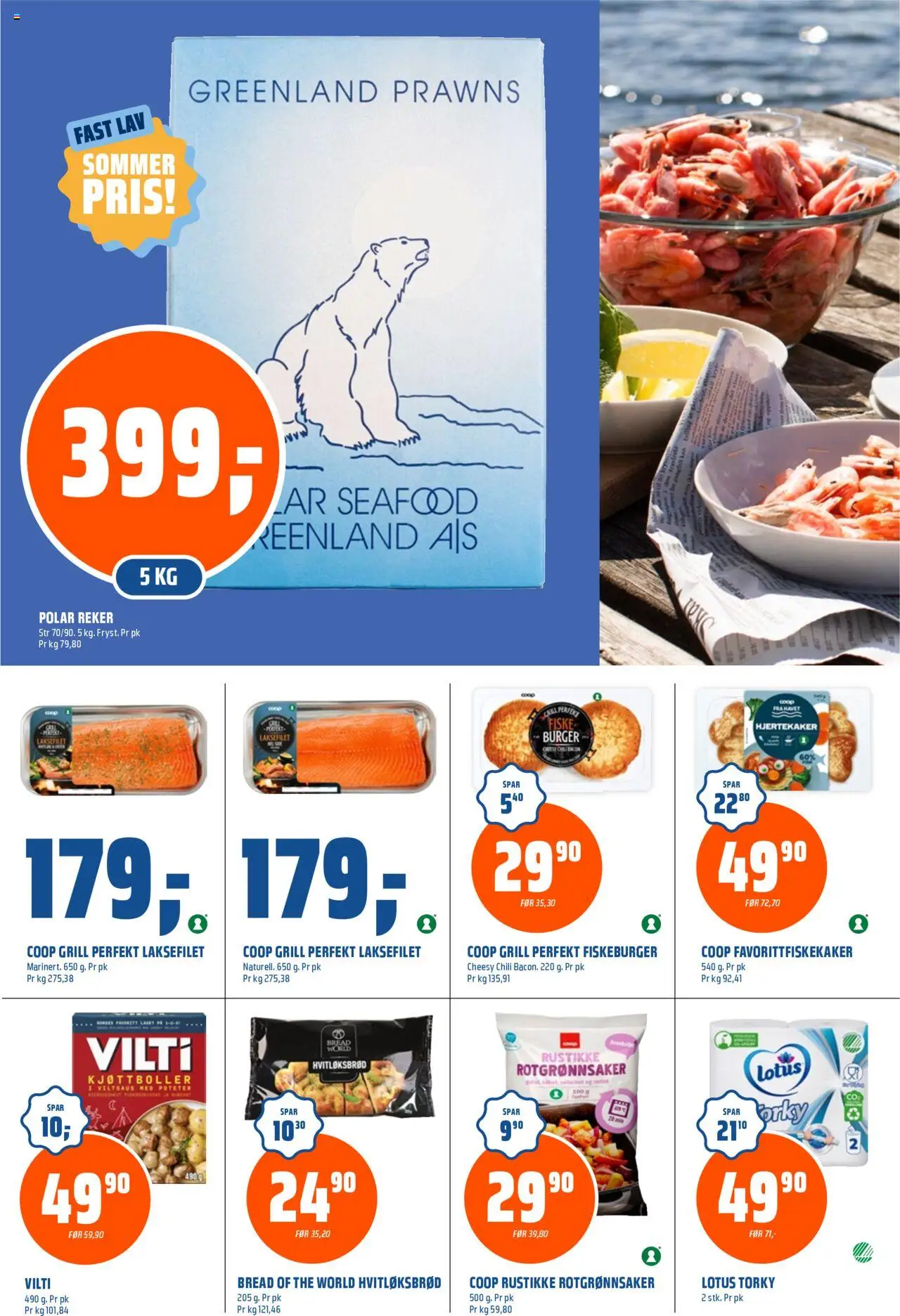 | Side: 9 | Produkter: Lasagneplader, Chillipulver, Poteter, Лінійка