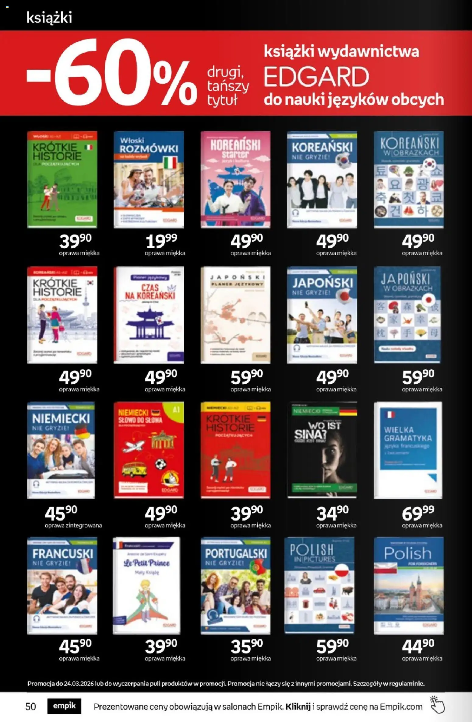 Empik promocje od 11.03.2026 | Strona: 50 | Produkty: Starter, Książki