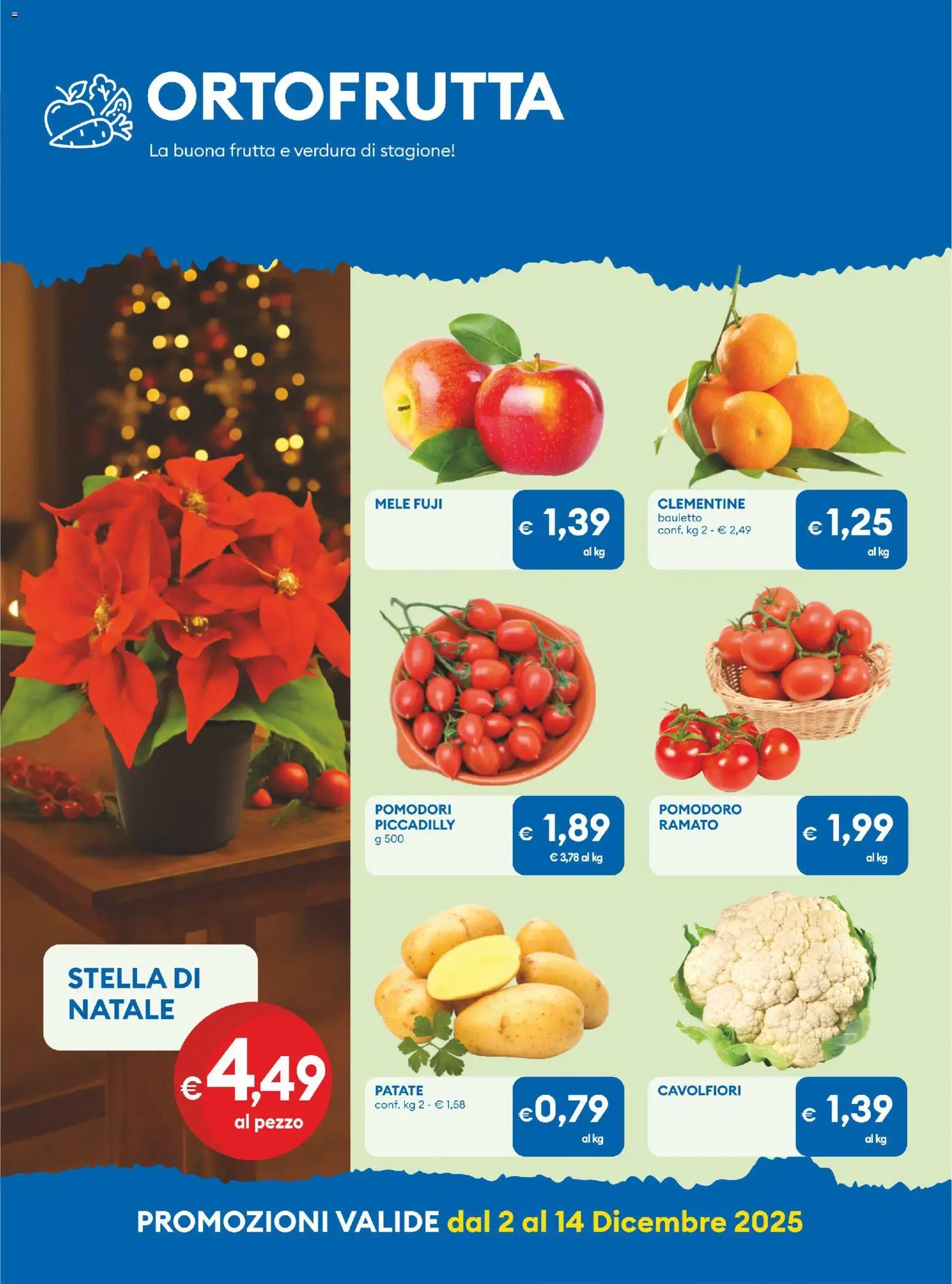 Volantino MD Discount del 02.12.2025 | Pagina: 5 | Prodotti: Mele, Patate, Frutta, Pomodori