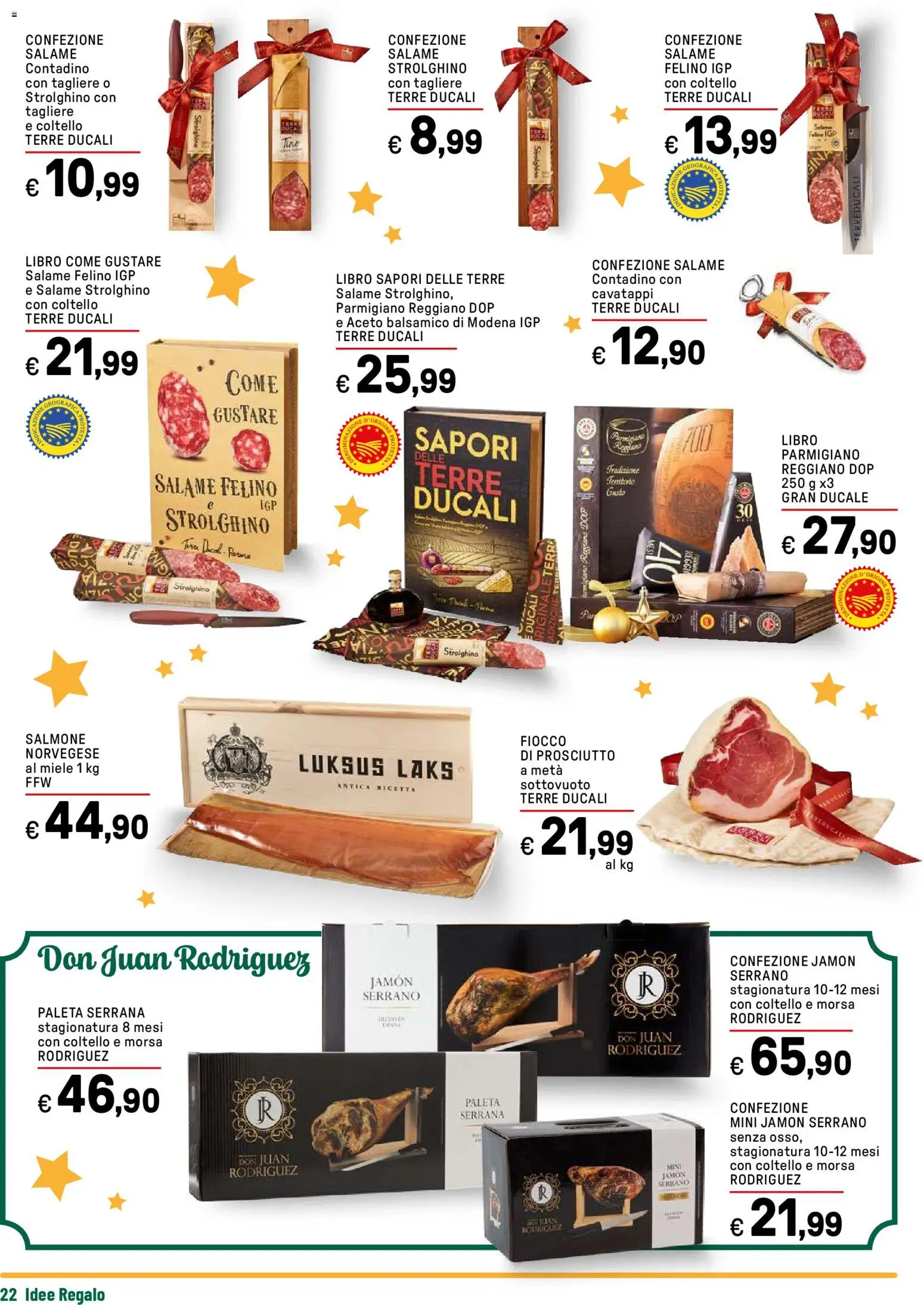 Volantino Iper del 17.11.2025 | Pagina: 22 | Prodotti: Cavatappi, Aceto, Tagliere, Parmigiano