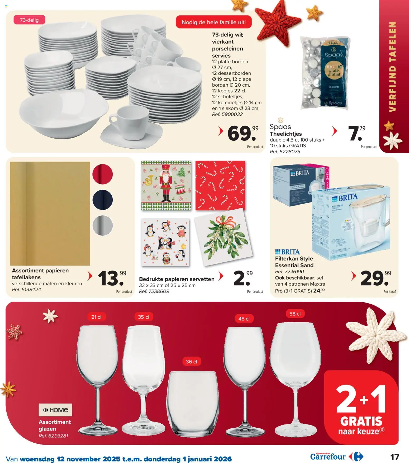 {H1} | Pagina: 17 | Producten: Servies