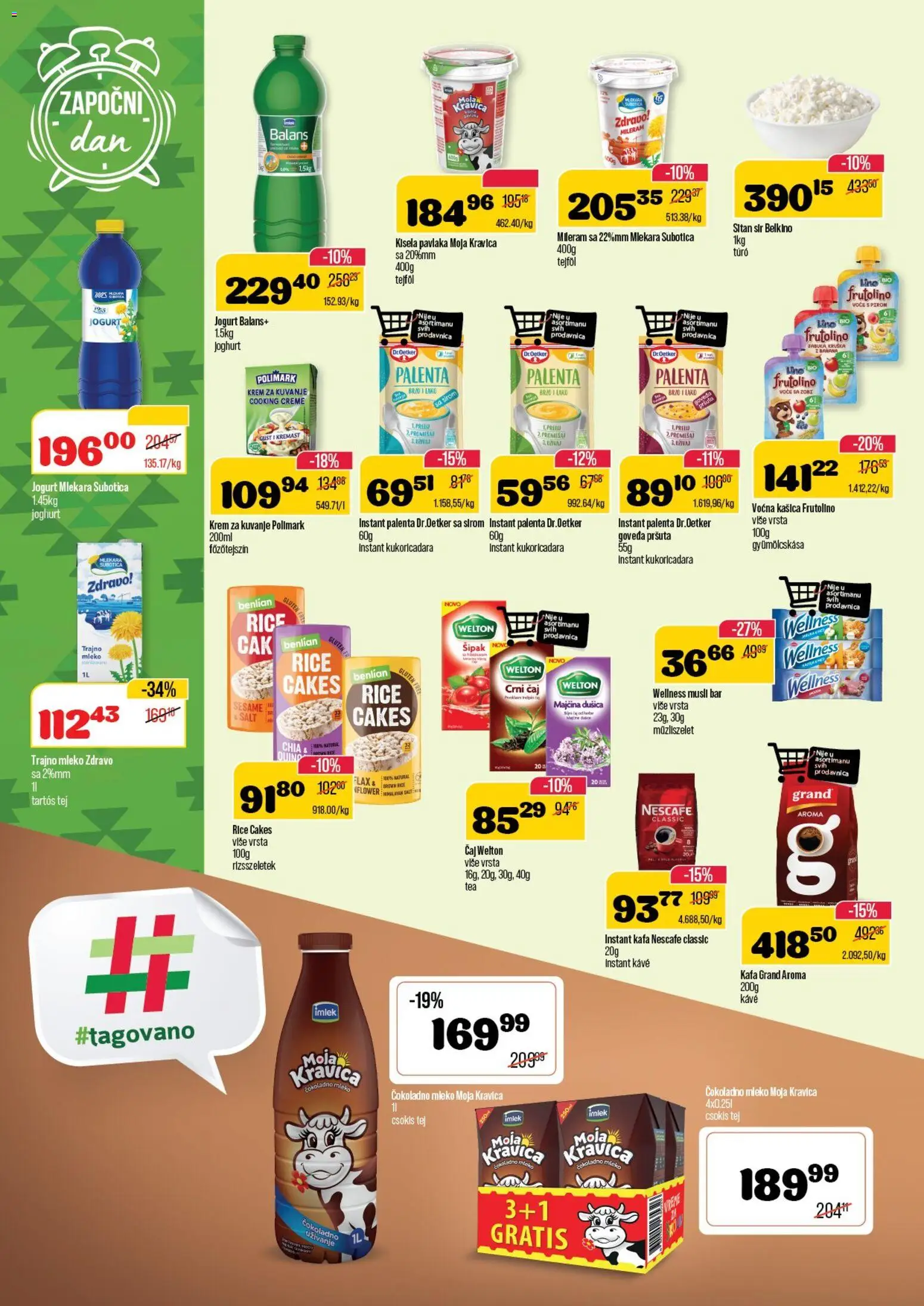 Senta Promet katalog - važi od 19.11.2025 | Strana: 4 | Proizvode: Palenta, Rice cakes, Kafa, Pavlaka