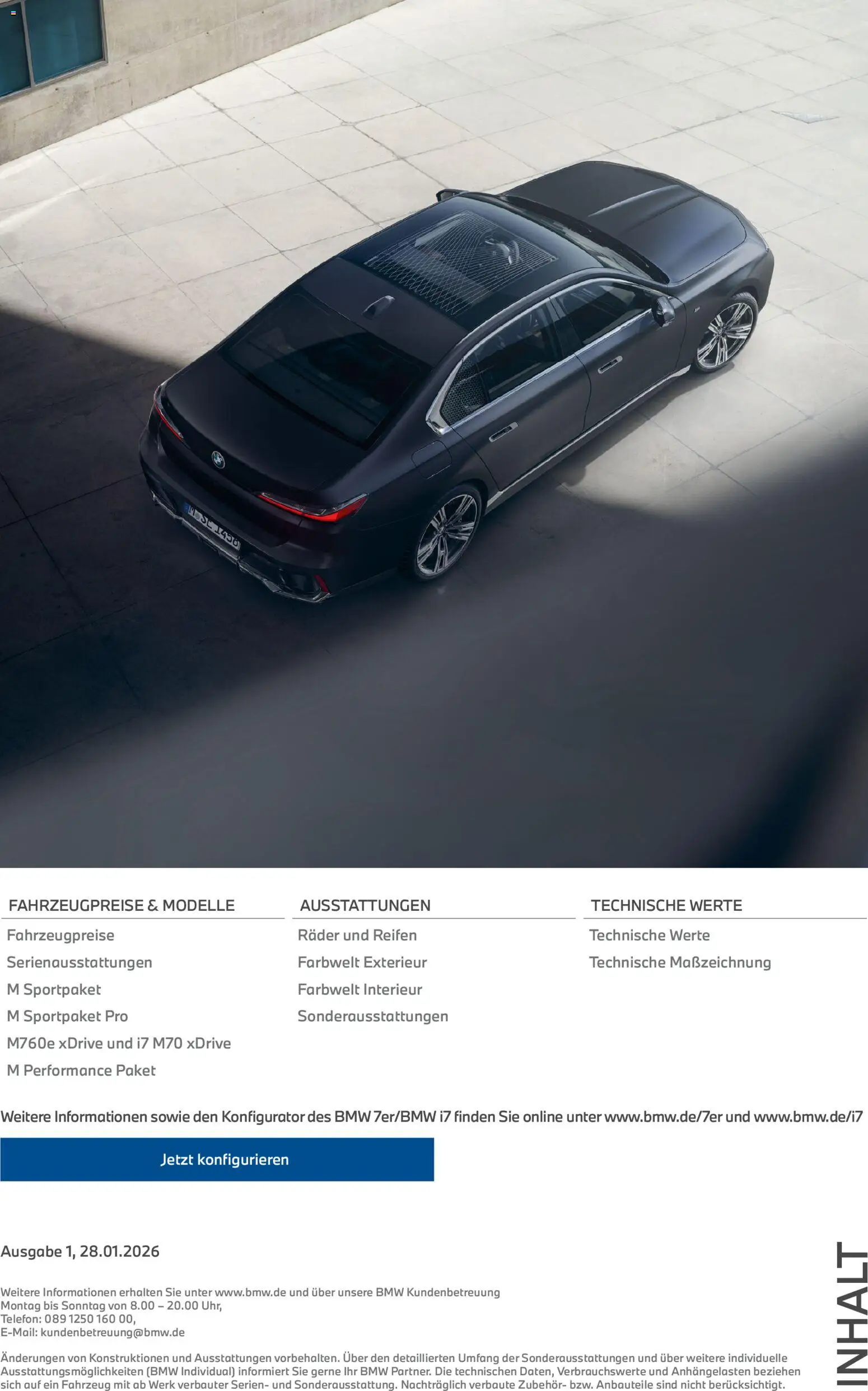 BMW Prospekt 7er	 – gültig ab 24.02.2026 | Seite: 2 | Produkte: Telefon