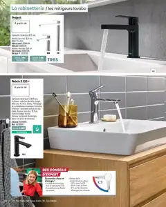 Gedimat - Prévisualisation de Gedimat Salle de bains & Cuisine valide à partir de 14.03.2025 | Page: 32 | Produits: Lavabo, Cartouche