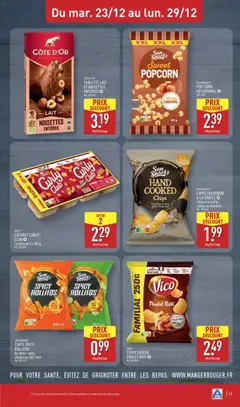 Aldi - Prévisualisation de Aldi - Catalogue de la semaine 52 valide à partir de 23.12.2025 | Page: 14 | Produits: Tablette, Noisettes, Lait, Chips