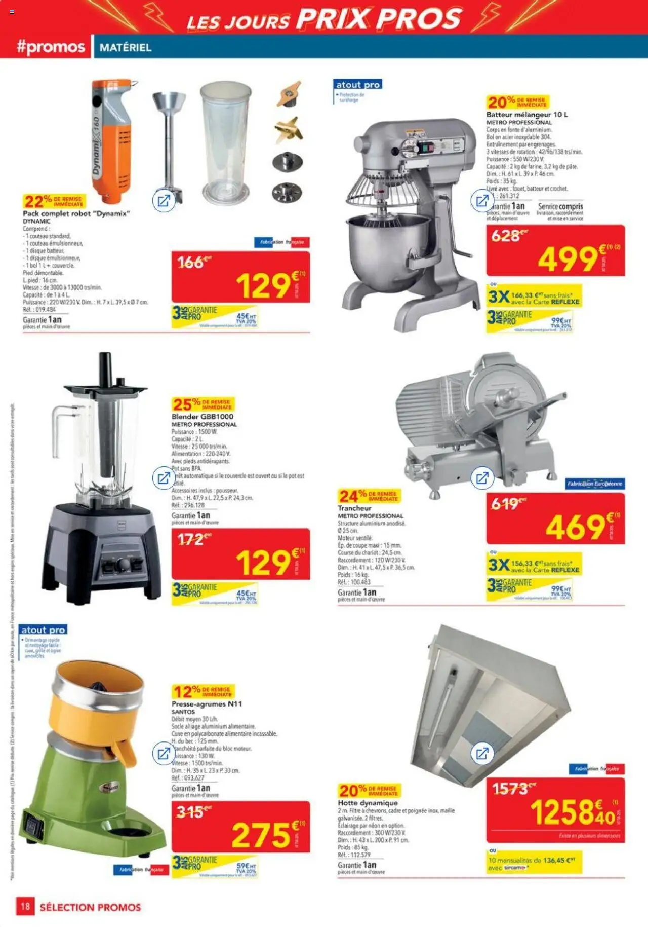  | Page: 18 | Produits: Blender, Robot, Livre, Cadre