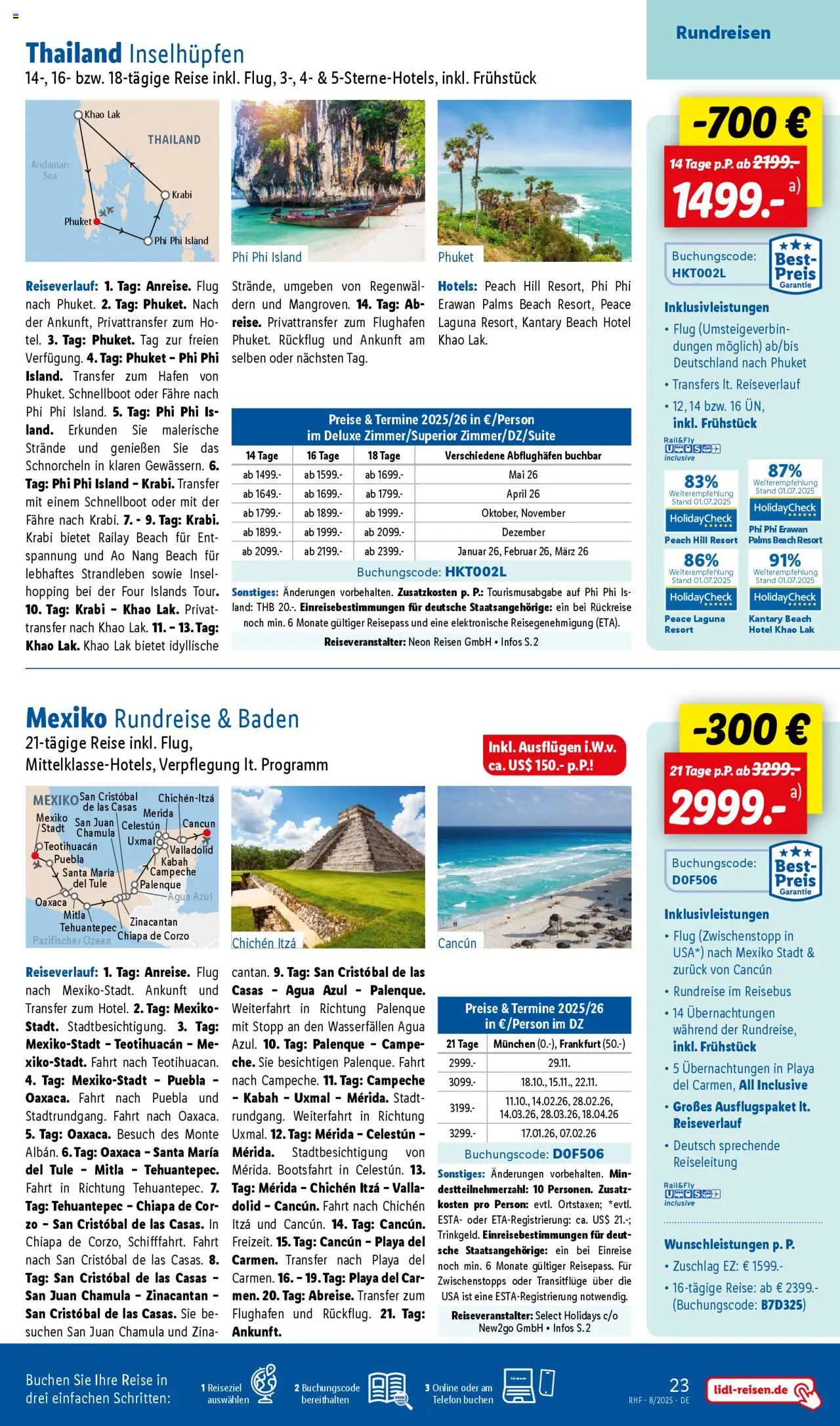 Lidl Reisen Prospekt 	 - gültig ab dem 30.07.2025 | Seite: 23 | Produkte: Telefon
