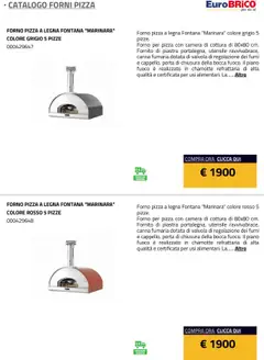 Anteprima del volantino Eurobrico Forni Pizza catalogo valido a partire dal 23.07.2025 | Pagina: 23 | Prodotti: Pizza, Forno, Forno per pizza