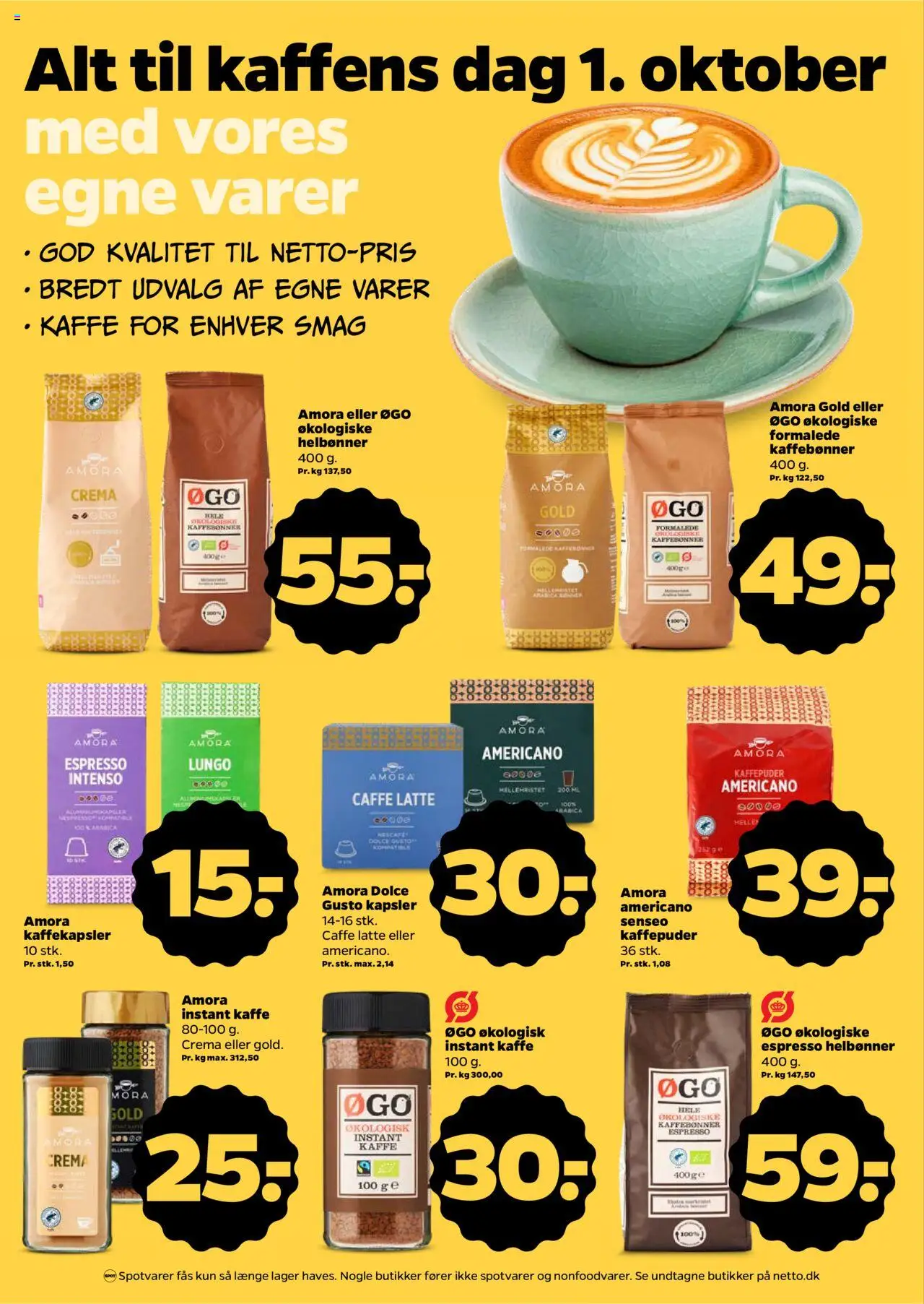 Netto tilbudsavis – gyldig fra 27.09.2025 | Side: 22 | Produkter: Kaffe, Instant Kaffe