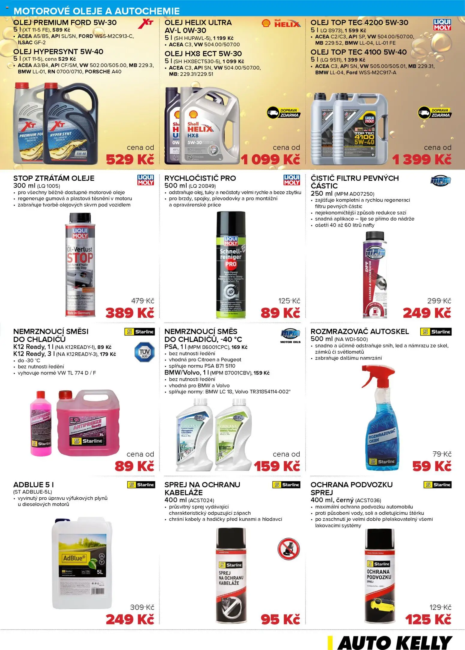 Auto Kelly leták od 03.02.2026 | Strana: 7 | Produkty: Oleje, Olej, LED