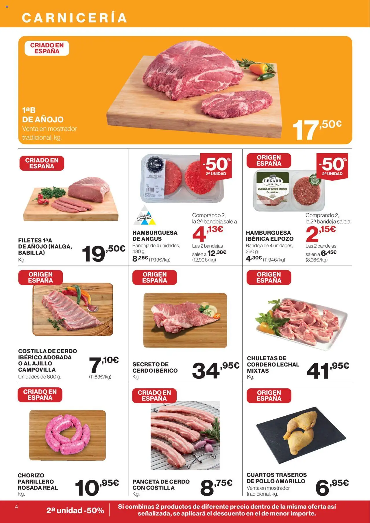 Supercor Canarias │ válido desde el 09.10.2025 | Página: 4 | Productos: Ηλεκτρικός φούρνος, Cerdo, Σοκολατούχο γάλα, Bandeja
