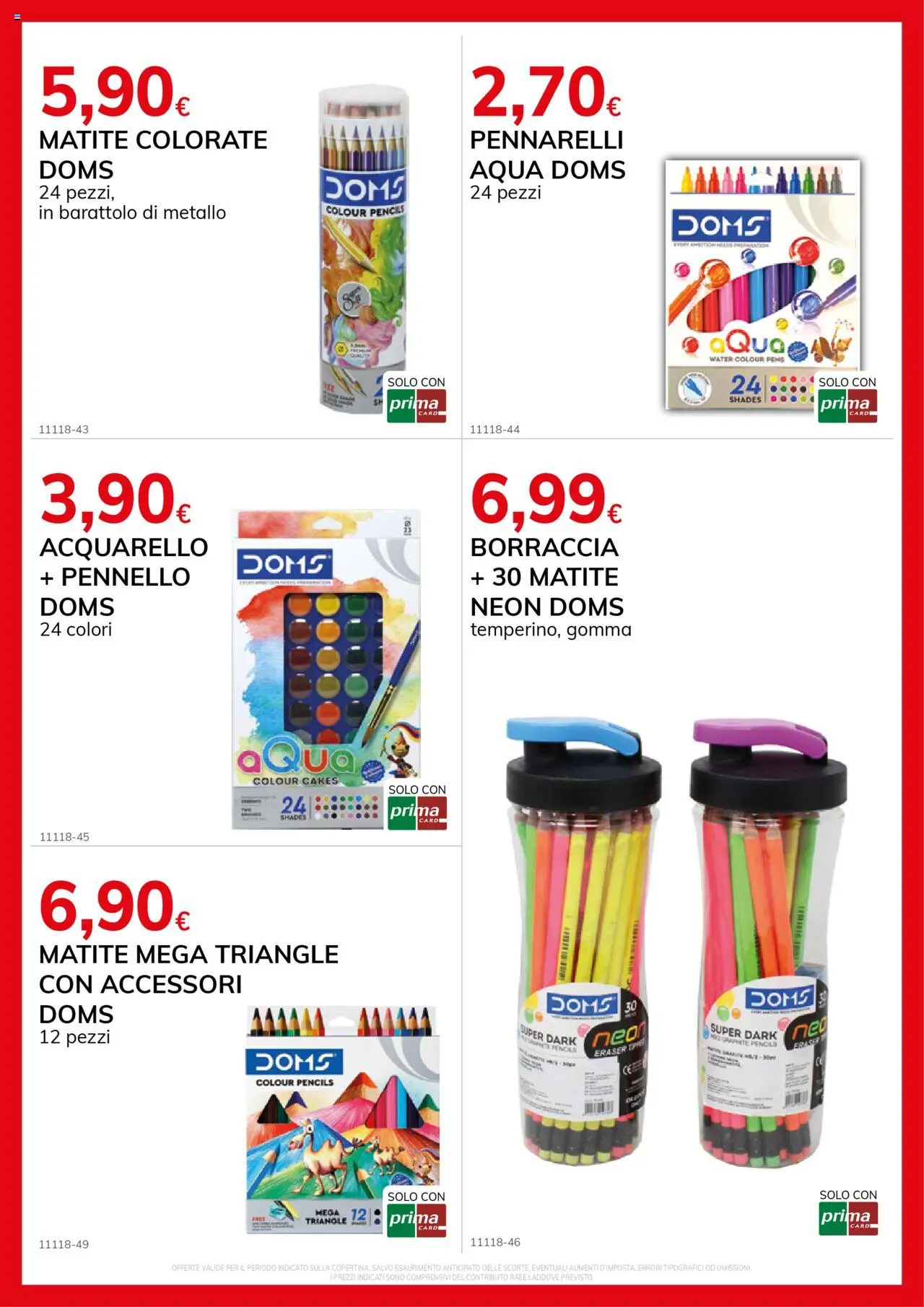 Volantino Basko del 19.08.2025 | Pagina: 16 | Prodotti: Pennello, Matite colorate, Pennarelli, Borraccia