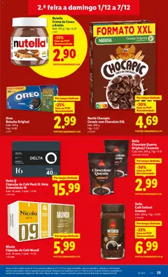 Pré-visualização Nutella Creme de Cacau e Avelãs, Creme de Cacau e Avelãs Emb. 350 g válido de 01.12.2025 | Página: 25
