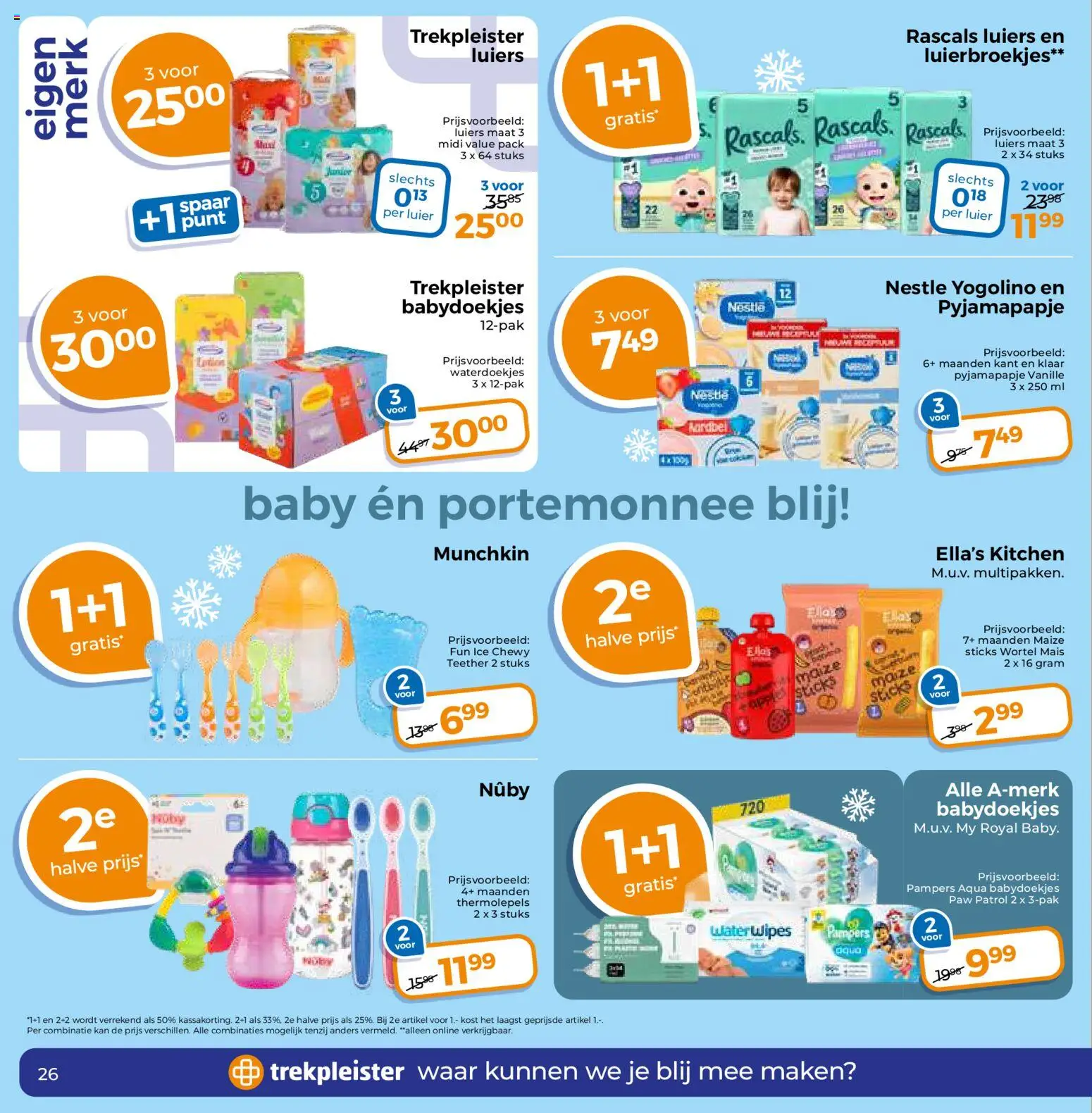 {H1} | Pagina: 26 | Producten: Pavilon, Maïs, Pampers, Babydoekjes