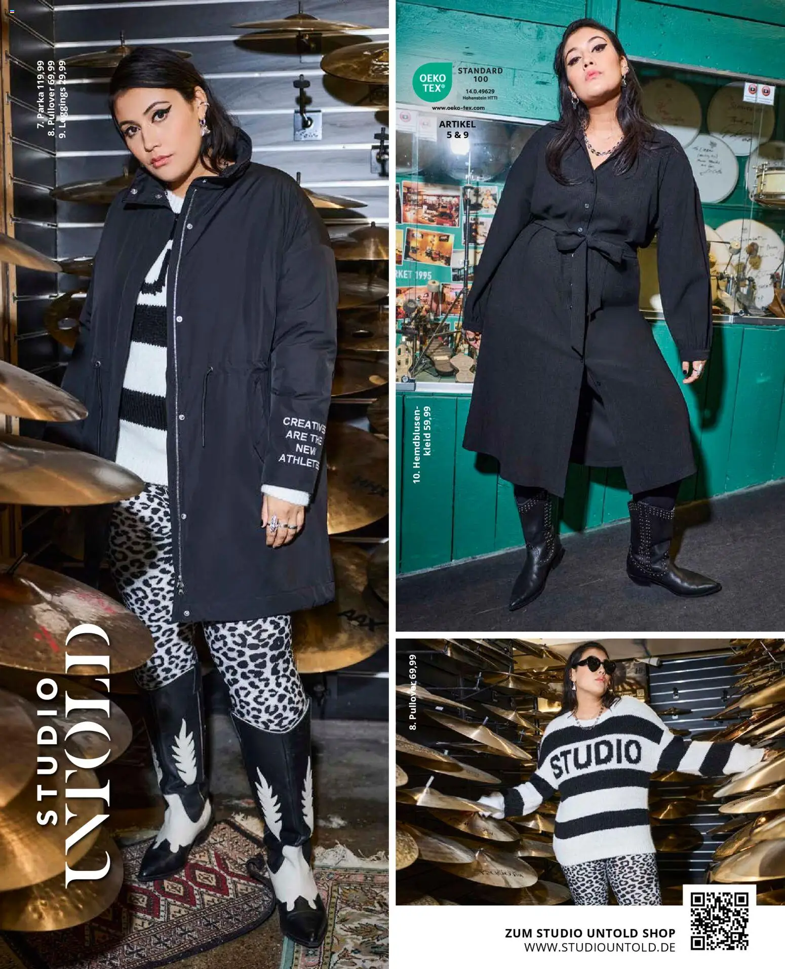 Ulla Popken Prospekt 	 – gültig ab 01.01.2026 | Seite: 105 | Produkte: Parka, Pullover, Leggings, Kleid