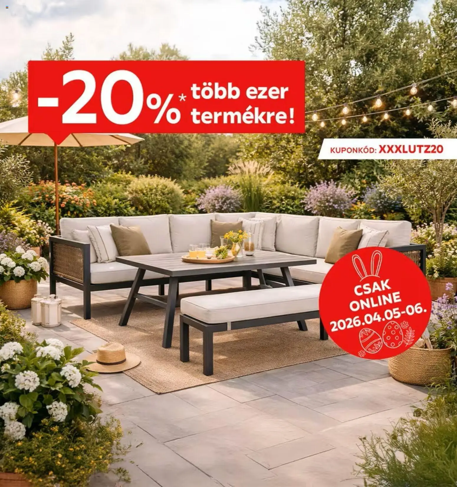 XXXLutz akciós ujság - amely érvényes a következő dátumtól: 05.04.2026 | Oldal: 1