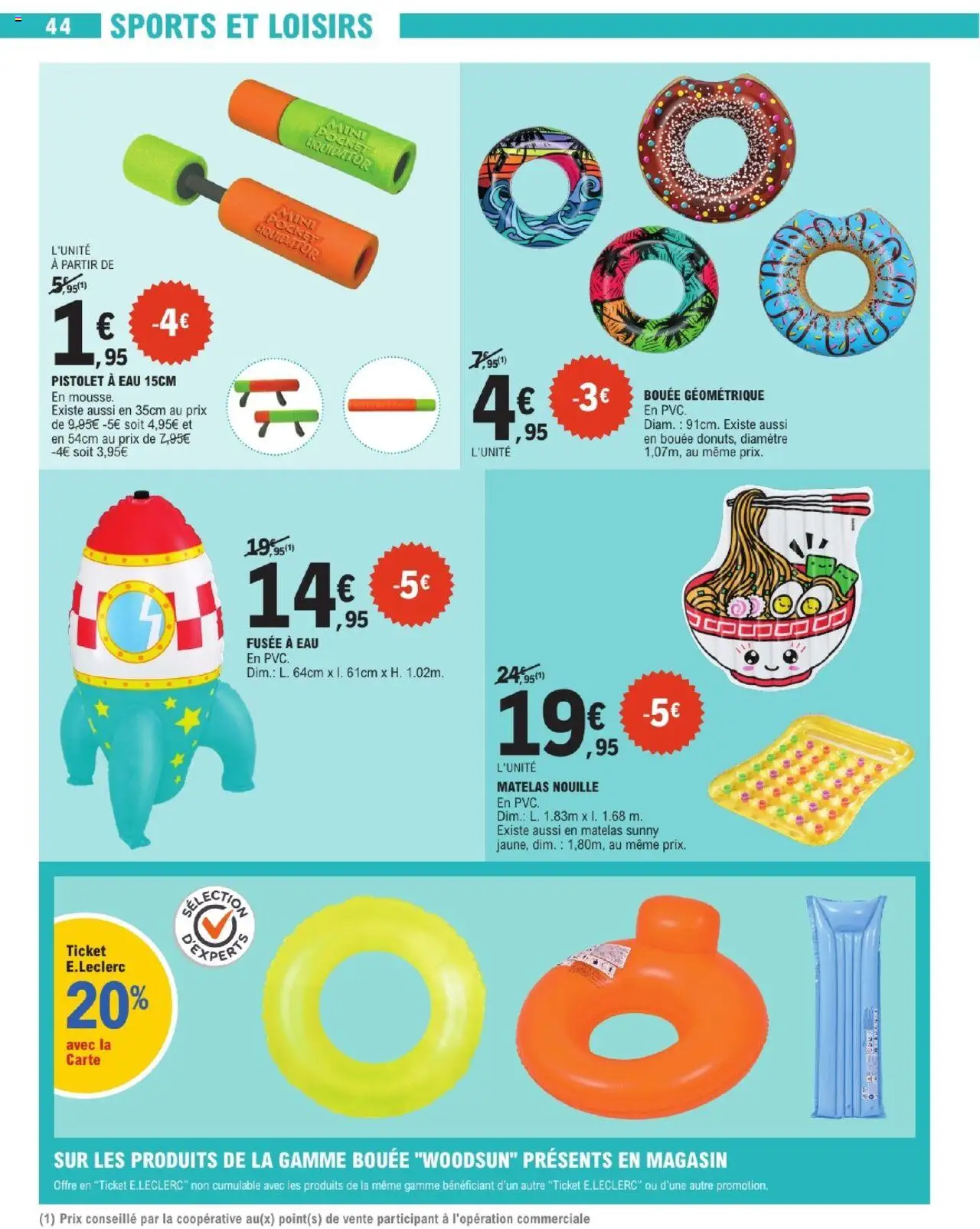  | Page: 44 | Produits: Bouée, Matelas