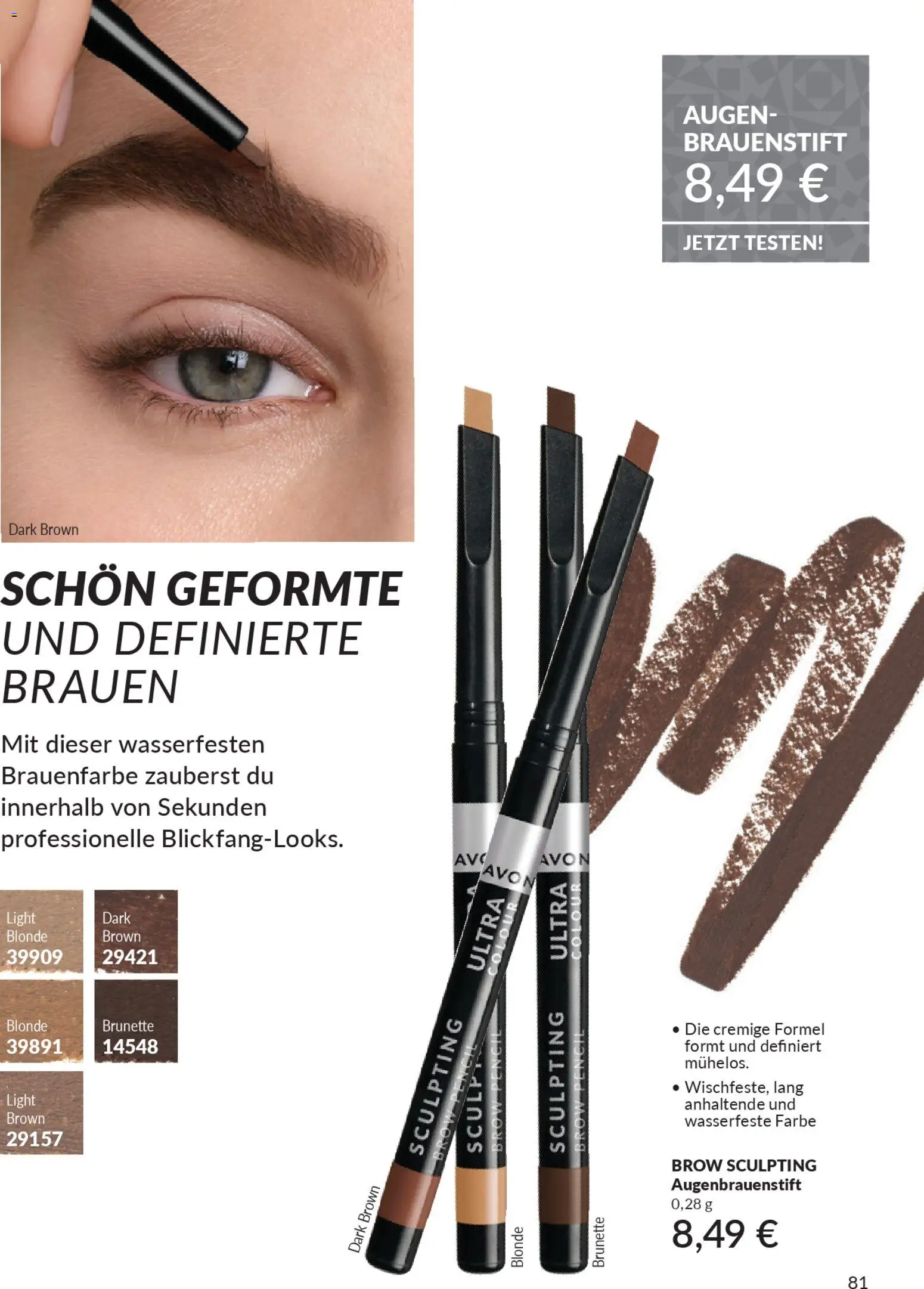 Avon - Black Friday – gültig ab 01.11.2025 | Seite: 83 | Produkte: Augenbrauenstift