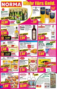 Norma Prospekt ab 20.04.2026 gültig | Seite: 8 | Produkte: Geramont, Creme, Waffeln, Pilsner urquell