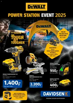 Eksempel på tilbudsavis Davidsen - Dewalt event fra butik Davidsen gyldig fra 21.08.2025