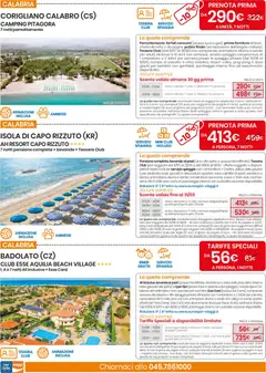 Anteprima del volantino Eurospin volantino Viaggi Sud valido a partire dal 11.03.2026 | Pagina: 10 | Prodotti: Ombrellone, Vino, Piscina, Culla