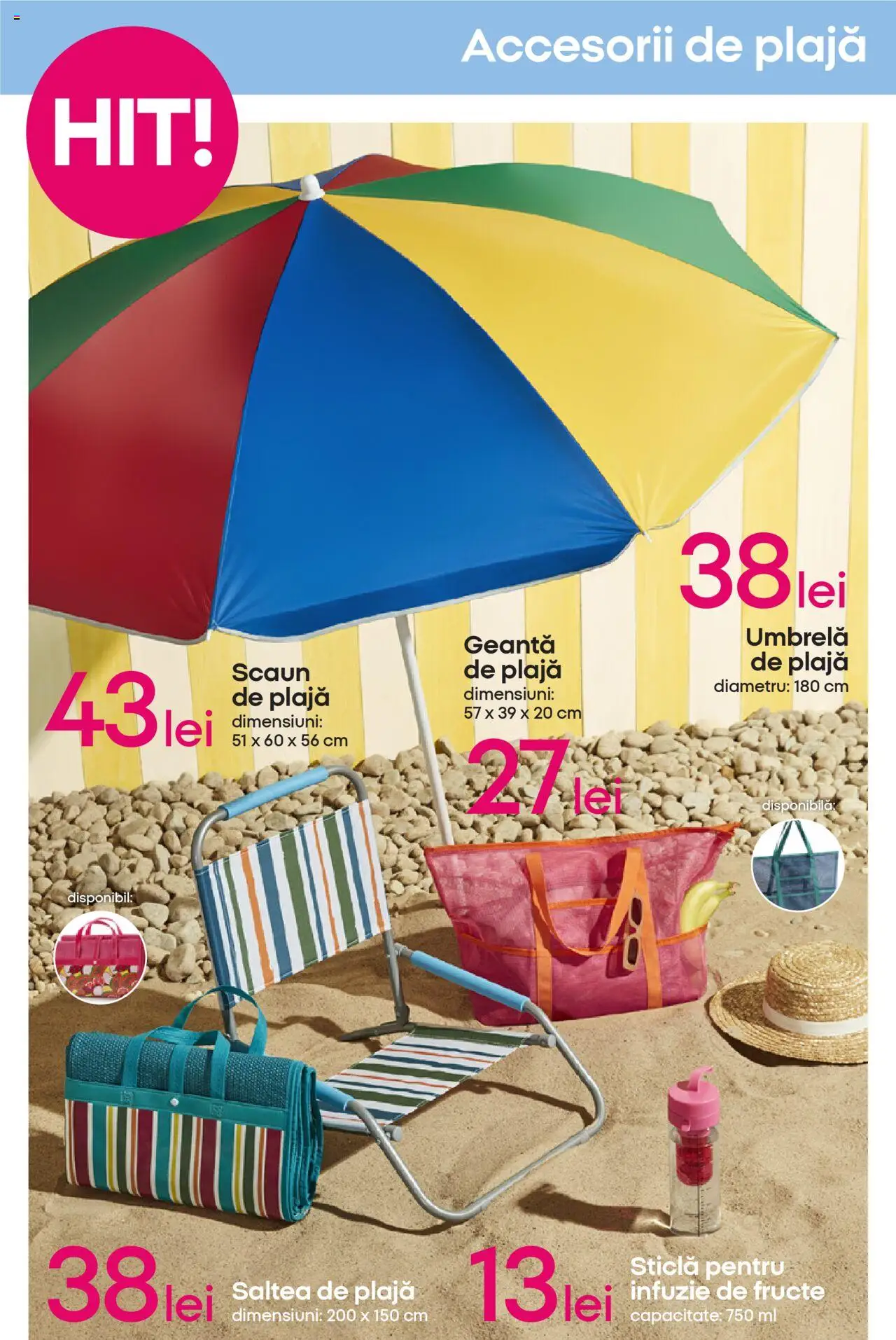 Catalog Pepco – valabil de la 19.06.2025 | Pagină: 10 | Produse: Umbrelă, Geantă, Scaun, Fructe
