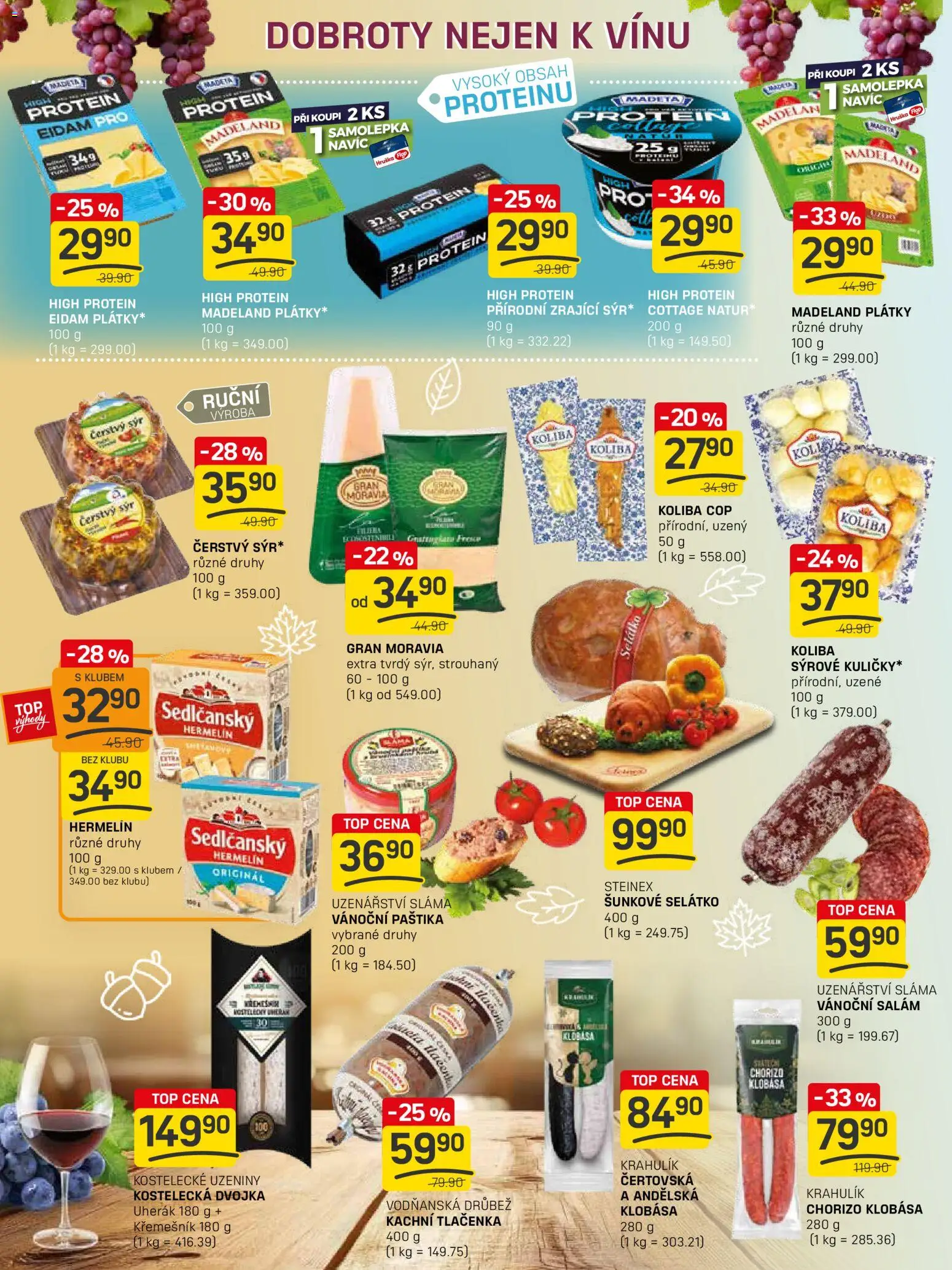Flop leták - FlopTop od 05.11.2025 | Strana: 12 | Produkty: Sýr, Eidam, Tlačenka, Protein