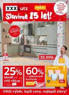 Náhled letáku XXXLutz leták - Sleva 25 % na téměř celý nákup od 08.09.2025