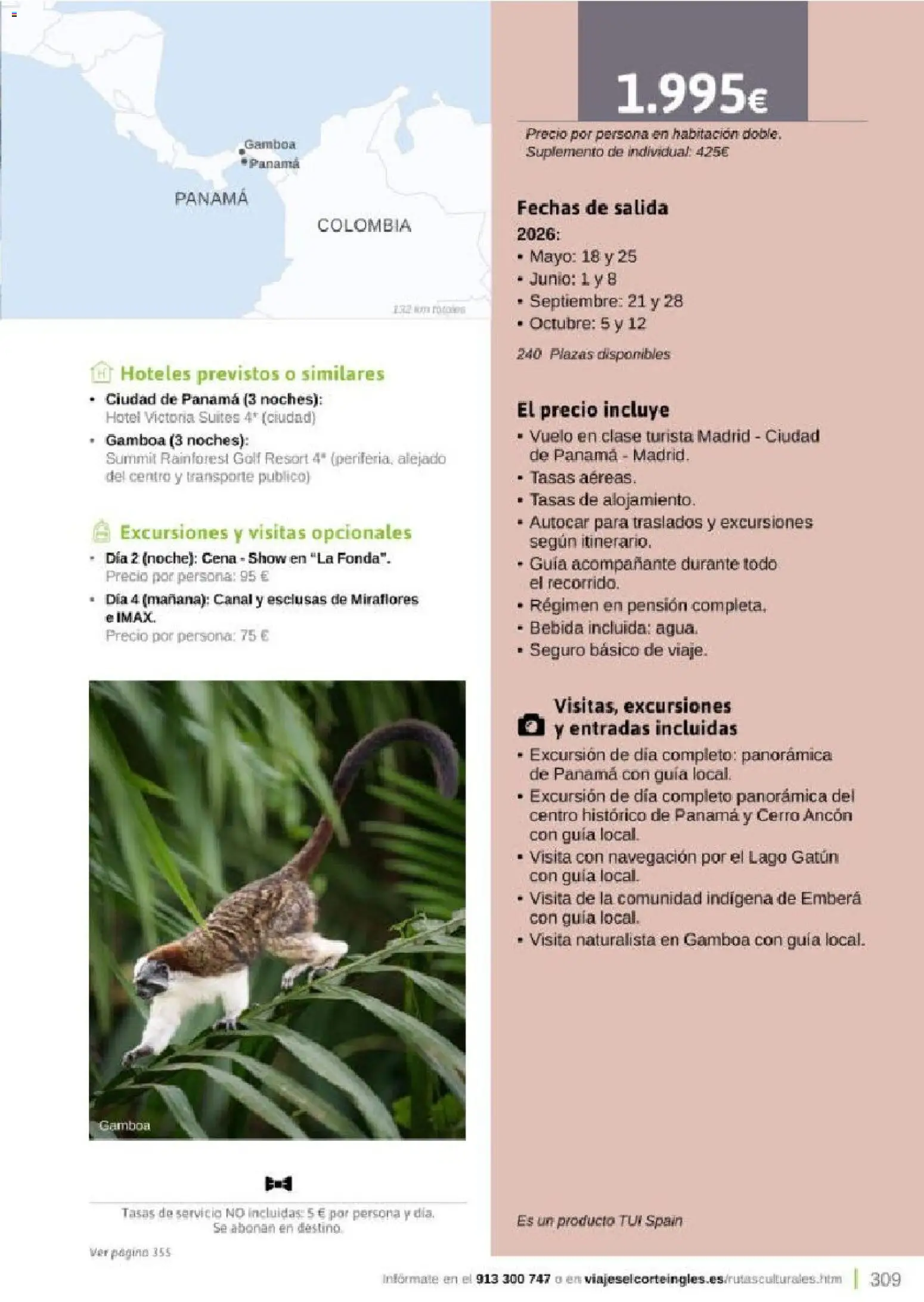 Viajes El Corte Inglés Rutas Culturales de la Comunidad de Madrid │ válido desde el 01.04.2026 | Página: 309 | Productos: Navegación