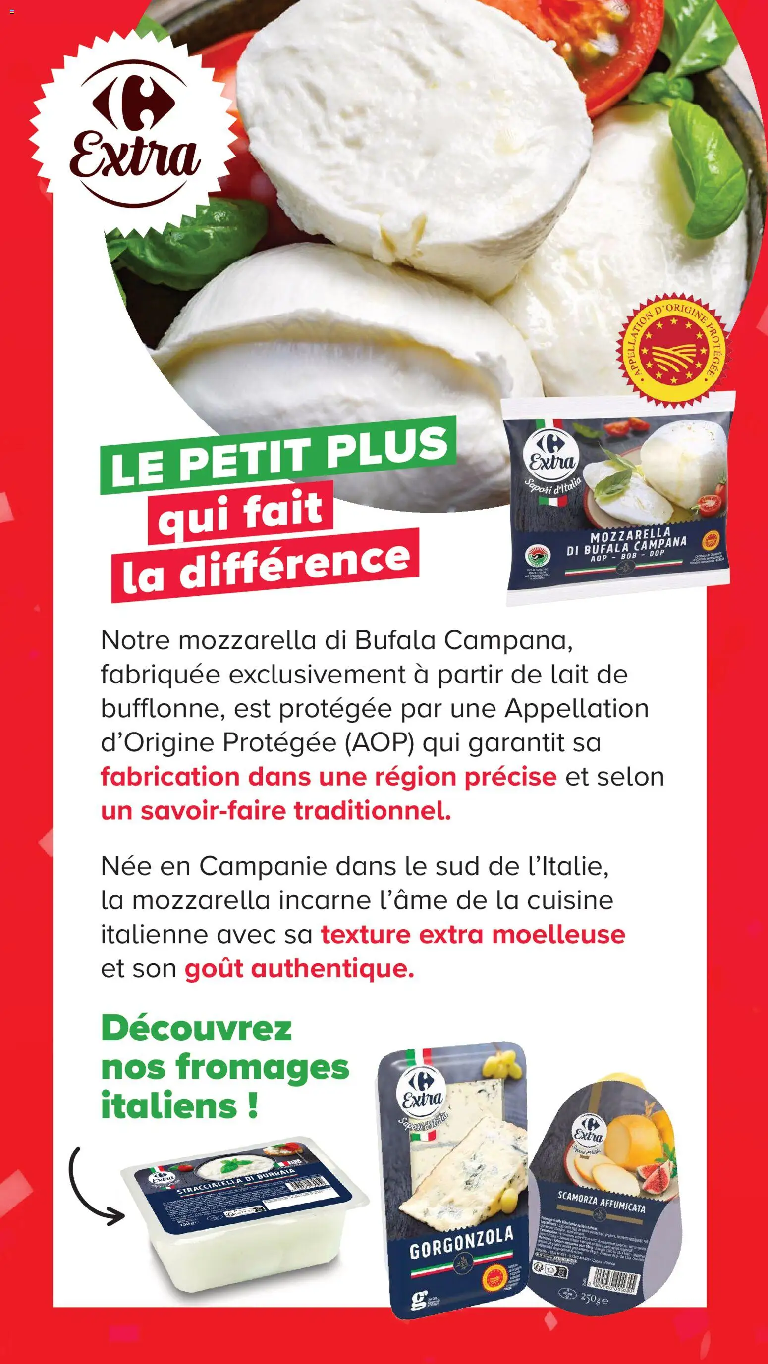 {H1} | Page: 9 | Produits: Mozzarella, Lait, Burrata, Bob