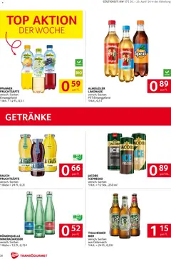 Transgourmet Flugblatt ab 20.04.2026 gültig | Seite: 20 | Produkte: Bier, Äpfel