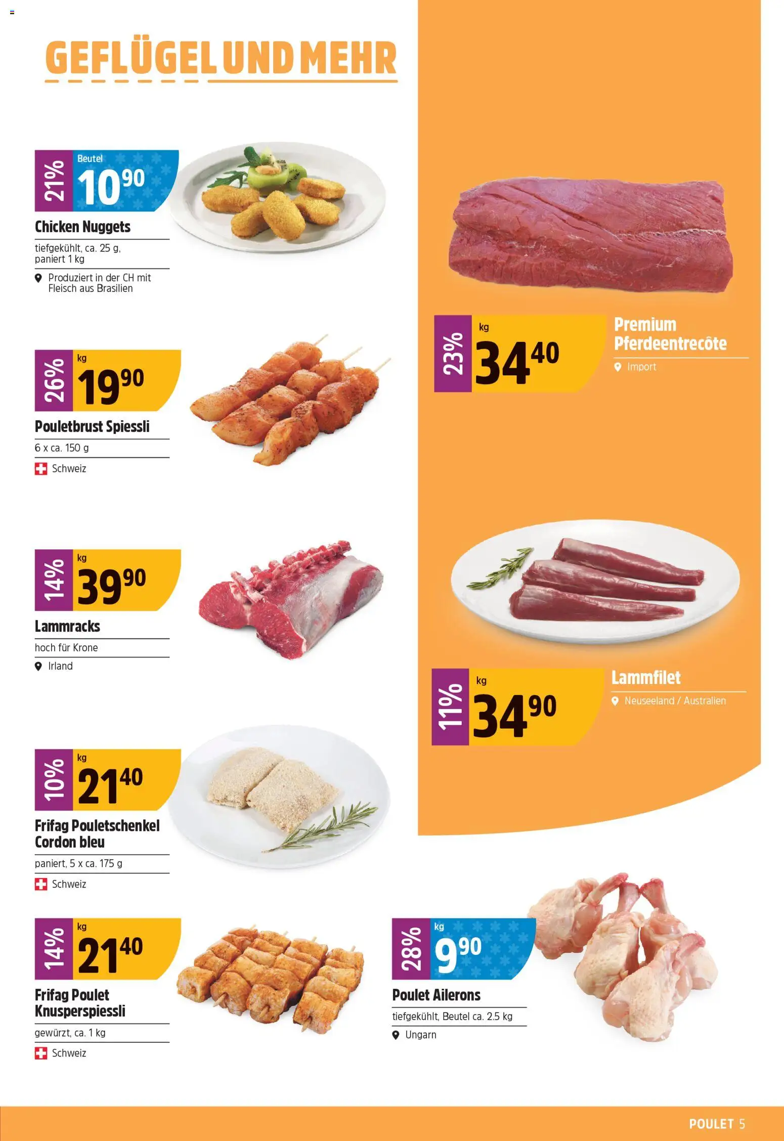 TopCC aktionen – gültig ab 04.05.2026 | Seite: 5 | Produkte: Pouletbrust