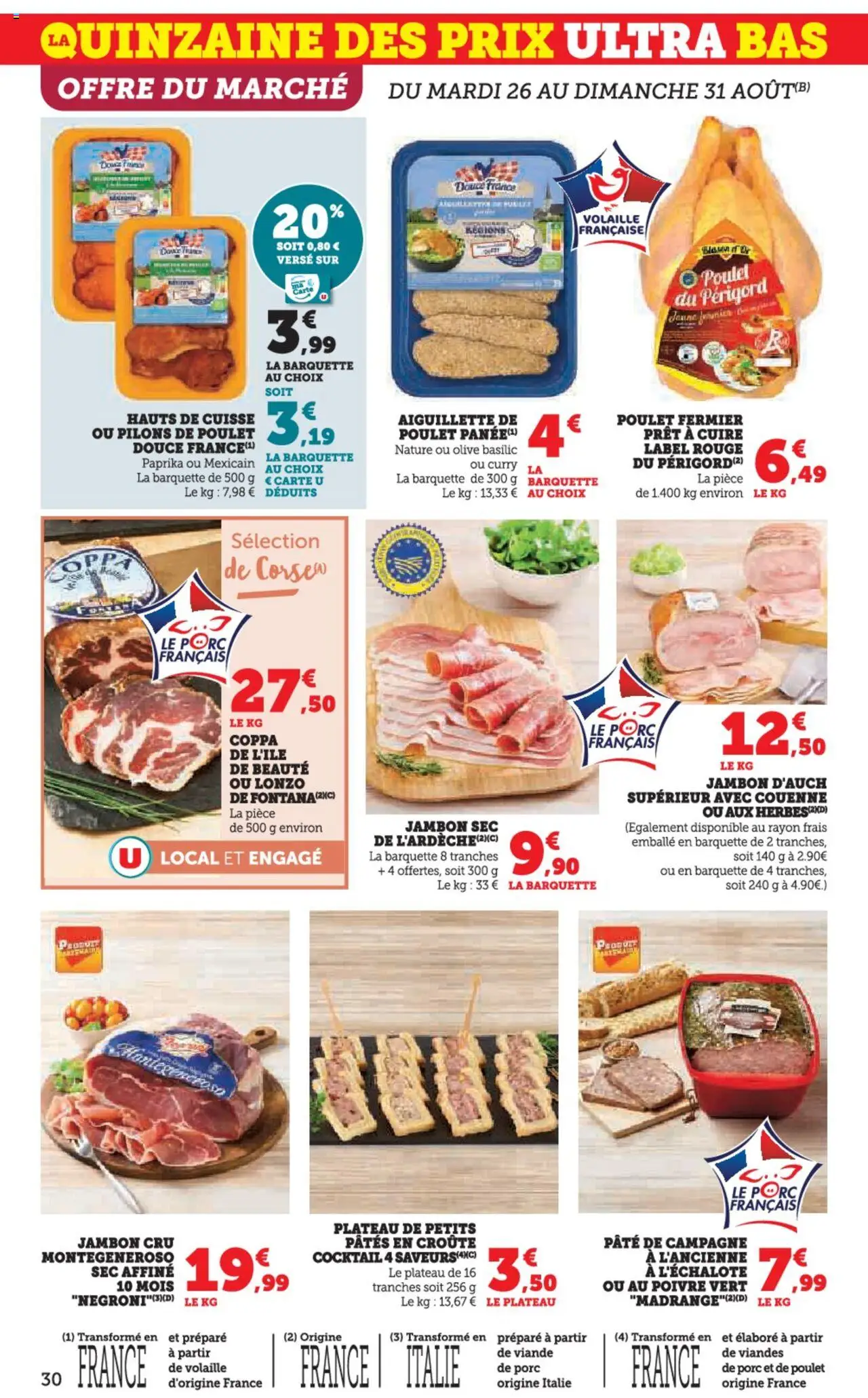  | Page: 30 | Produits: Plateau, Poivre, Viande, Porc