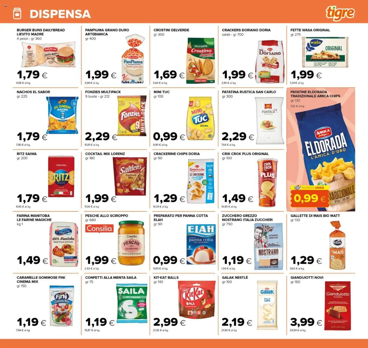 Volantino Tigre del 30.11.2025 | Pagina: 19 | Prodotti: Caramelle, Panna, Gallette, Crostini