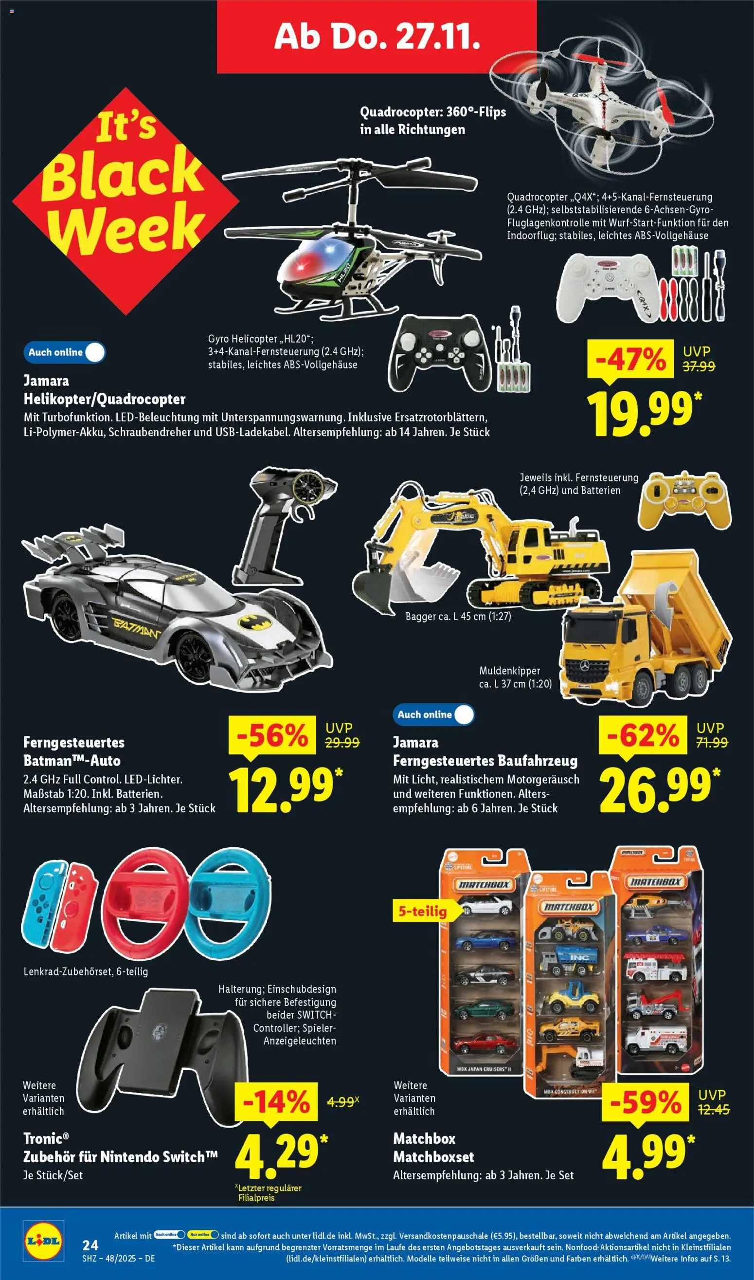 Lidl Prospekt Aarbergen – gültig ab 24.11.2025 | Seite: 26 | Produkte: Batterien