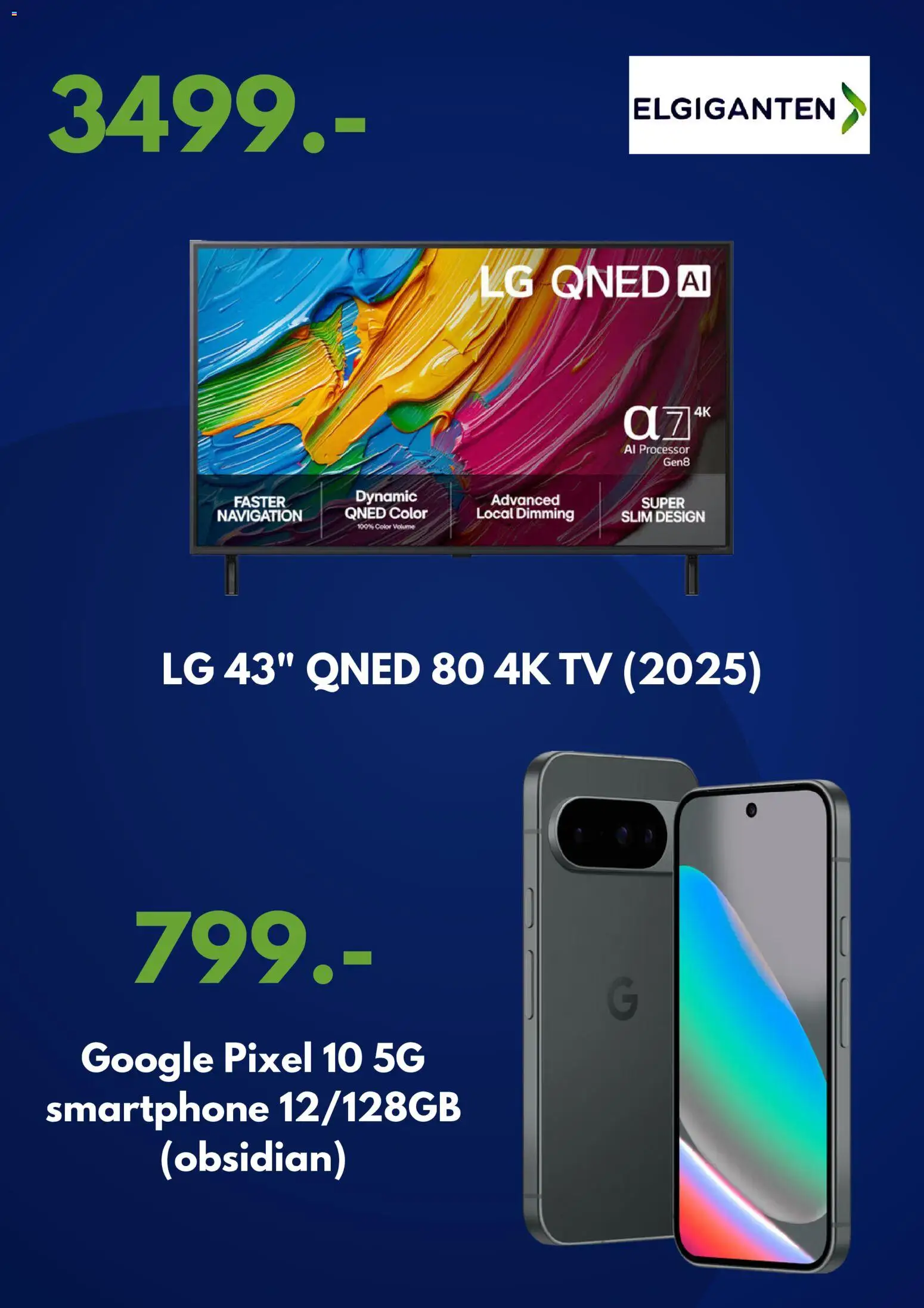 Elgiganten tilbudsavis – gyldig fra 02.12.2025 | Side: 2 | Produkter: Processor, Smartphone, TV, Navigation