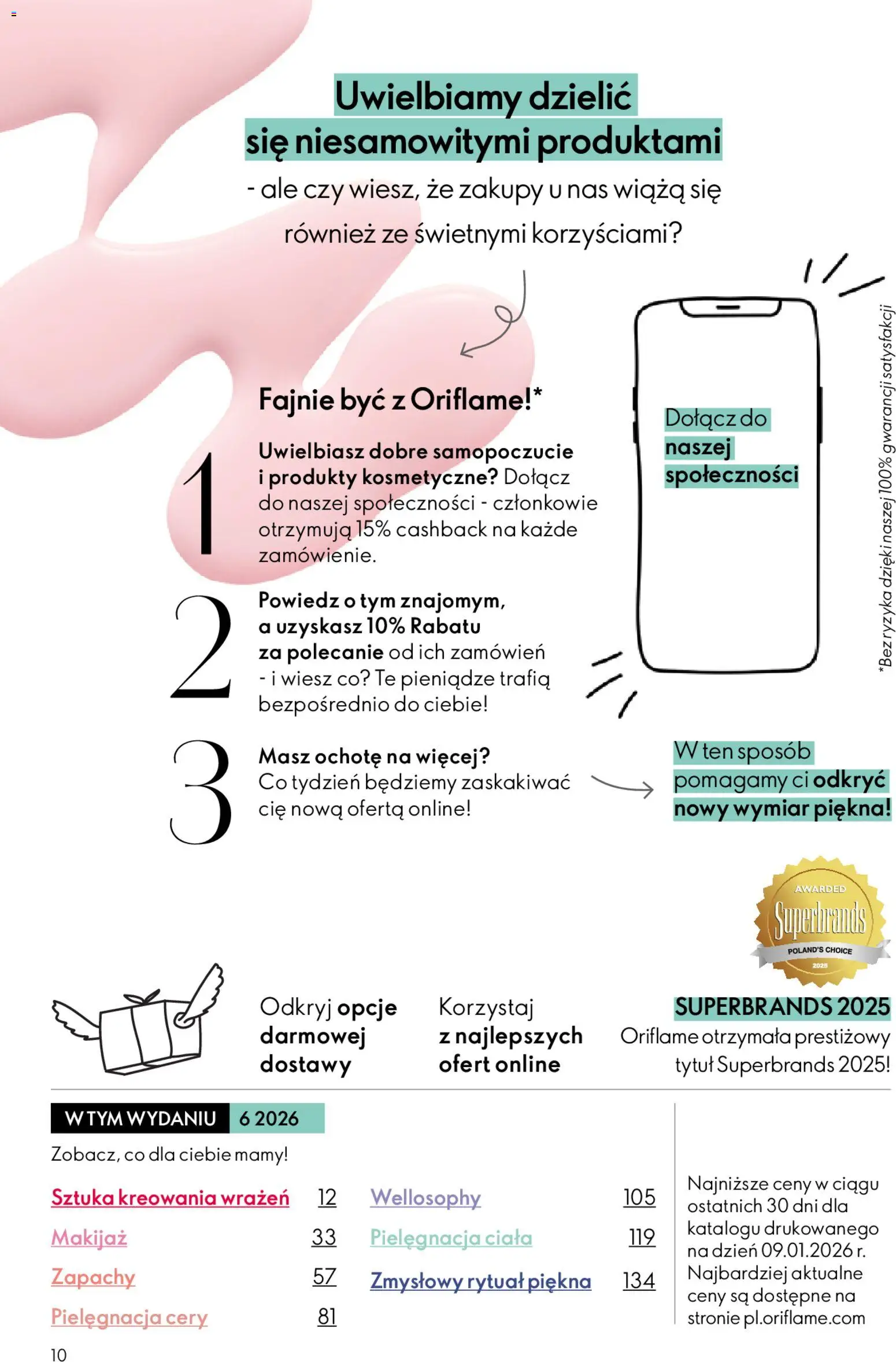 Oriflame Katalog 6 2026 od 15.04.2026 | Strona: 10 | Produkty: Makijaż