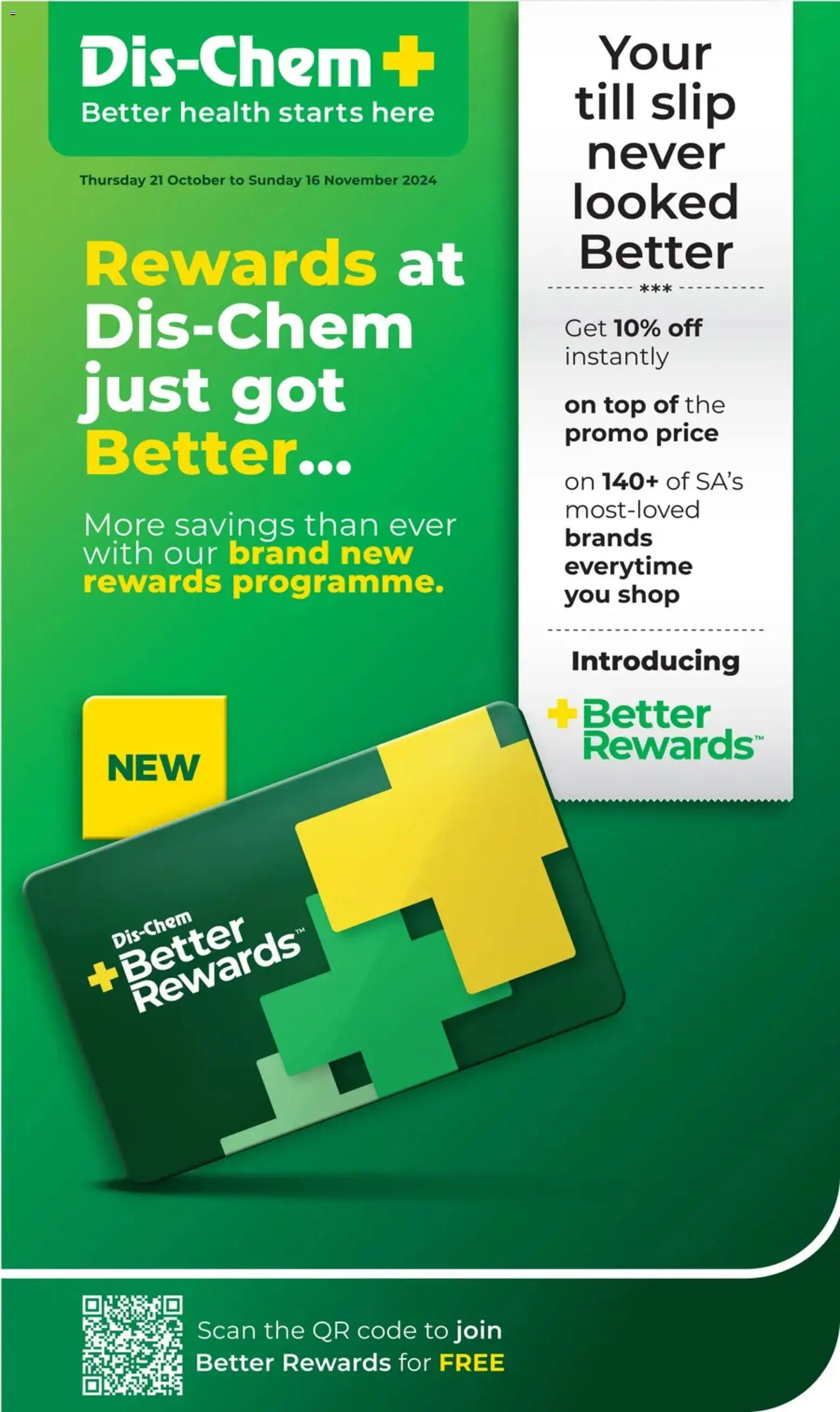 New Dis-Chem catalogue – valid from 21.10.2025 | Page: 1