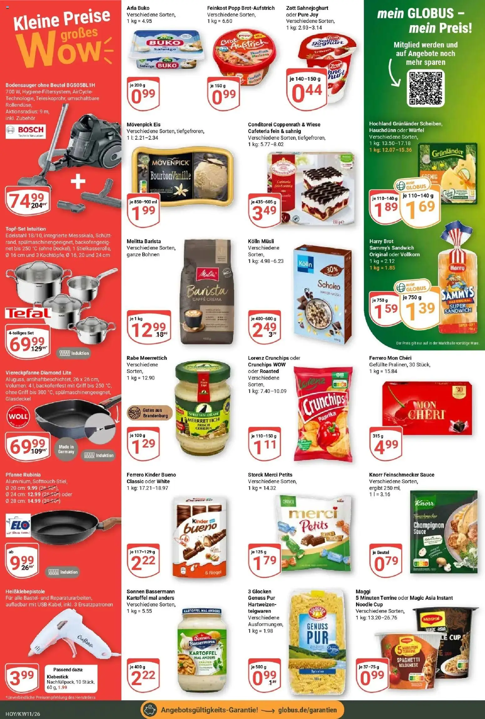 Globus prospekt Hoyerswerda	 – gültig ab 09.03.2026 | Seite: 2 | Produkte: Bosch, Kolln musli, Maggi, Brot