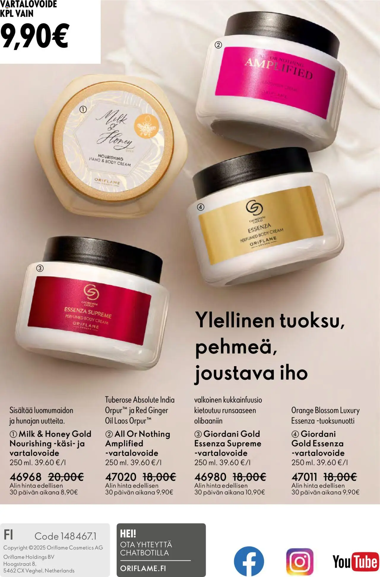 Oriflame - Esite 13 – voimassa 14.09.2025 alkaen | Sivu: 148 | Tuotteet: Vartalovoide