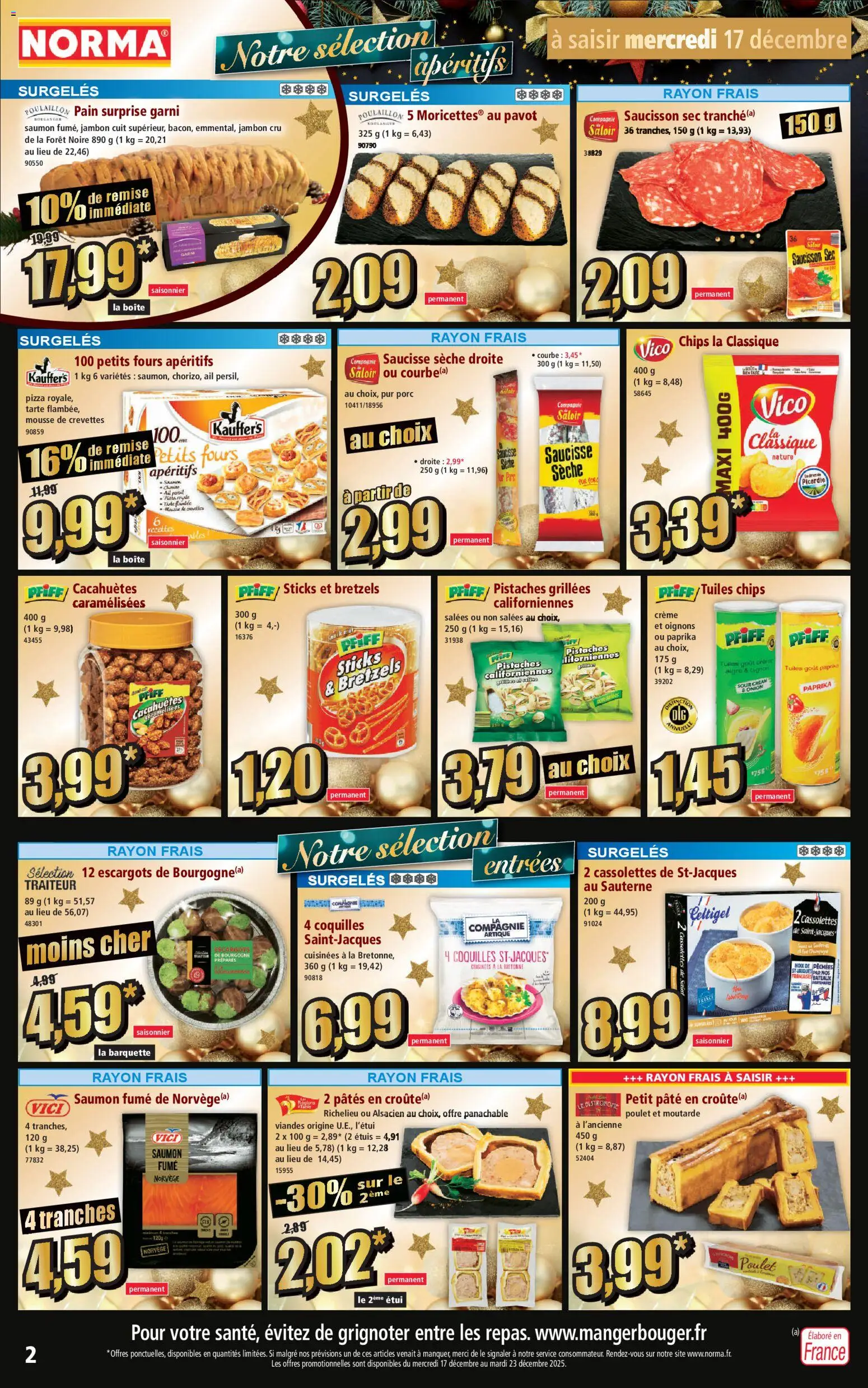 {H1} | Page: 2 | Produits: Ail, Moutarde, Pizza, Bretzels