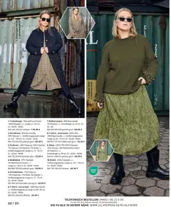 Ulla Popken Prospekt 	 ab 01.10.2025 gültig | Seite: 88 | Produkte: Midikleid, Trenchcoat, Pullover