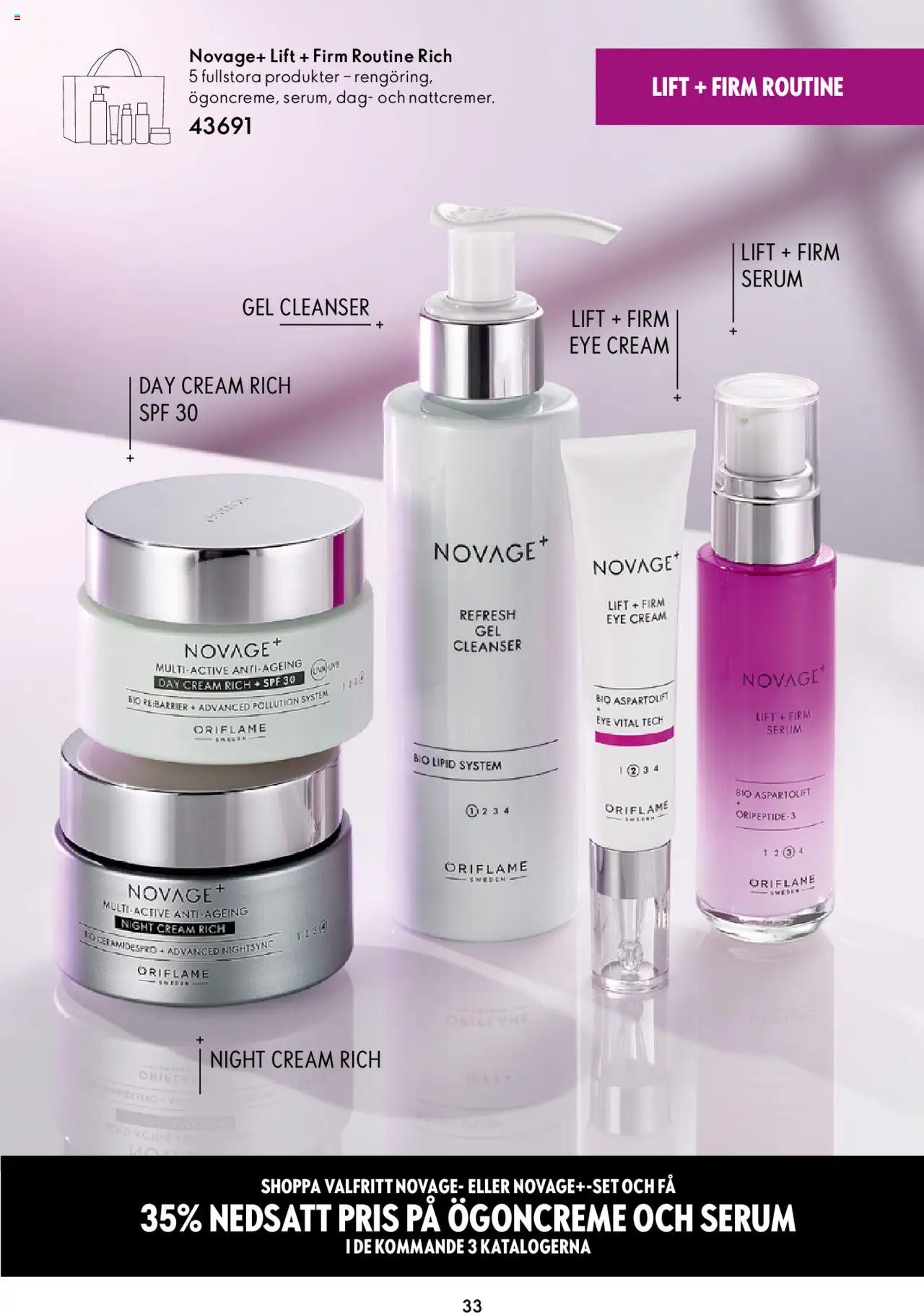 Oriflame reklamblad aktuell från 23.11.2023 | Sida: 33 | Produkter: Serum